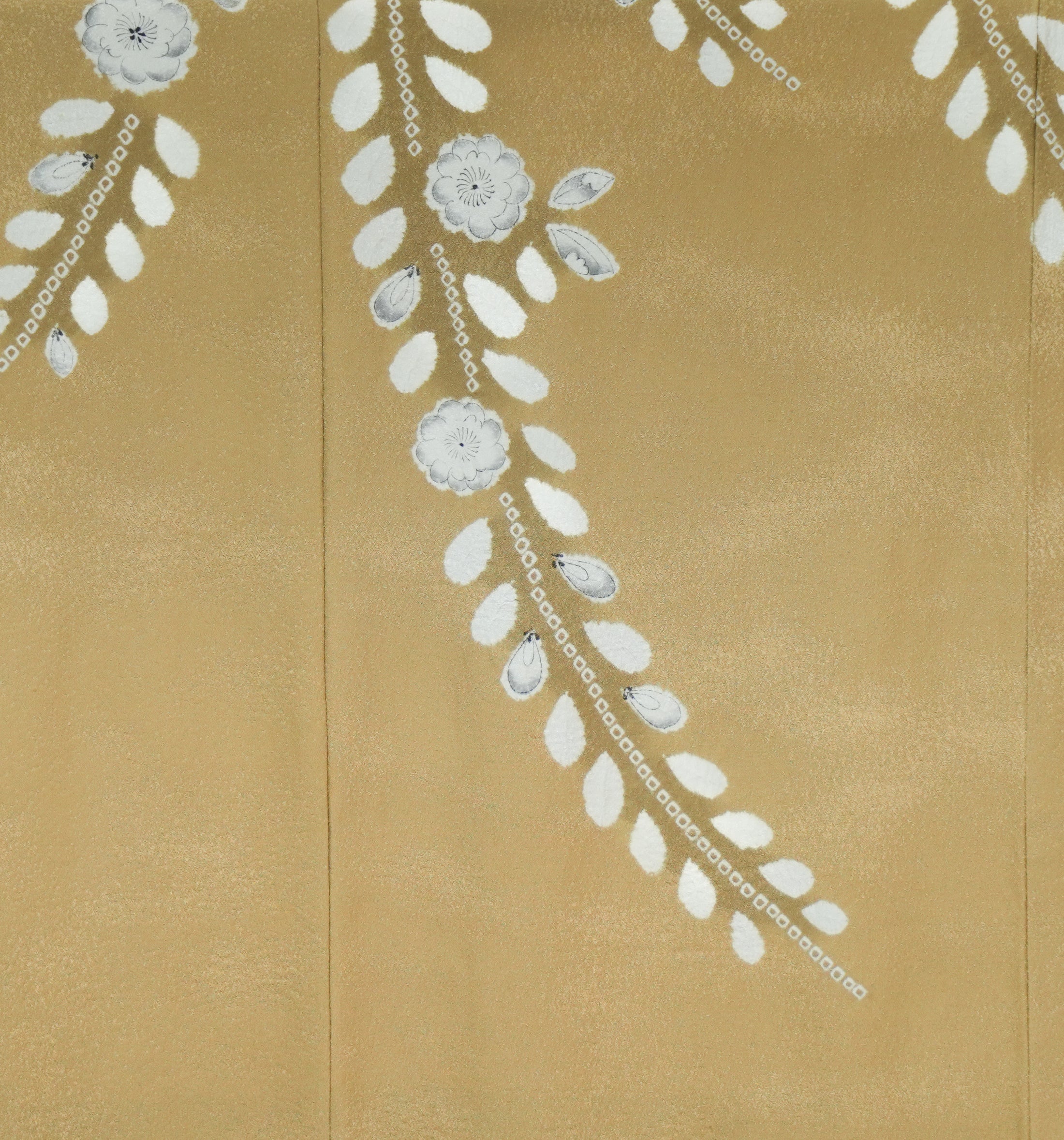 Premium Fabric Chiku -  0313-1 Mustard/Yellow White