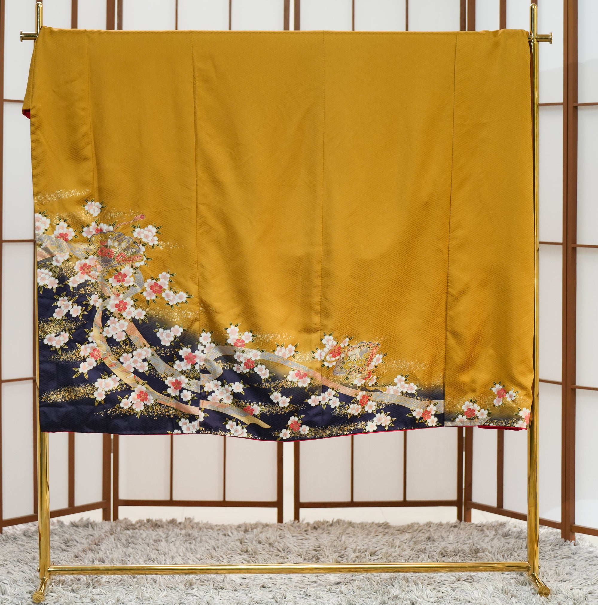 Premium Fabric SHO: 0313-6 Mustard blossom