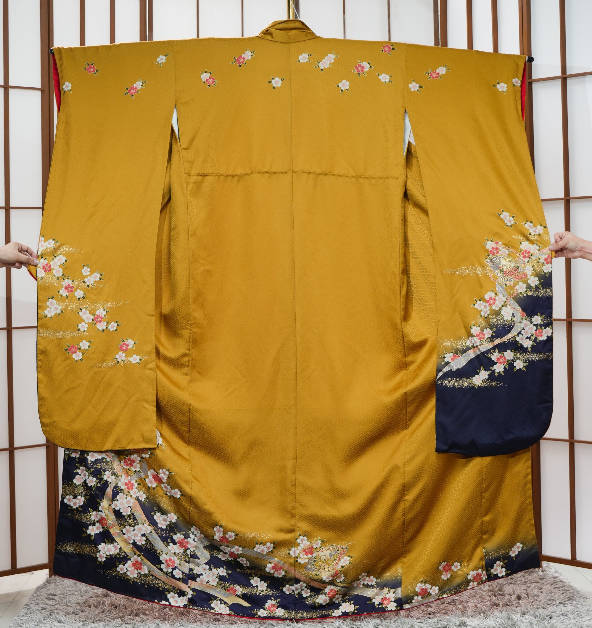 Premium Fabric SHO: 0313-6 Mustard blossom