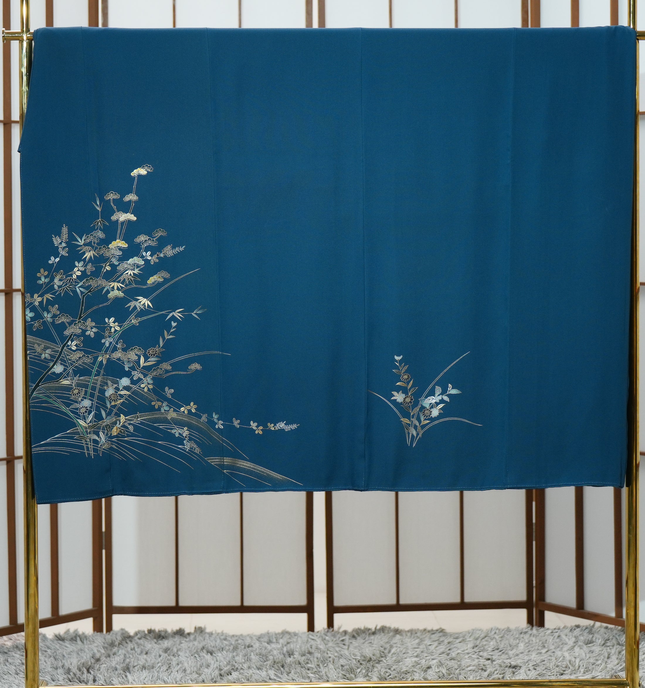 Premium Fabric Chiku -  0313-14 Bluish