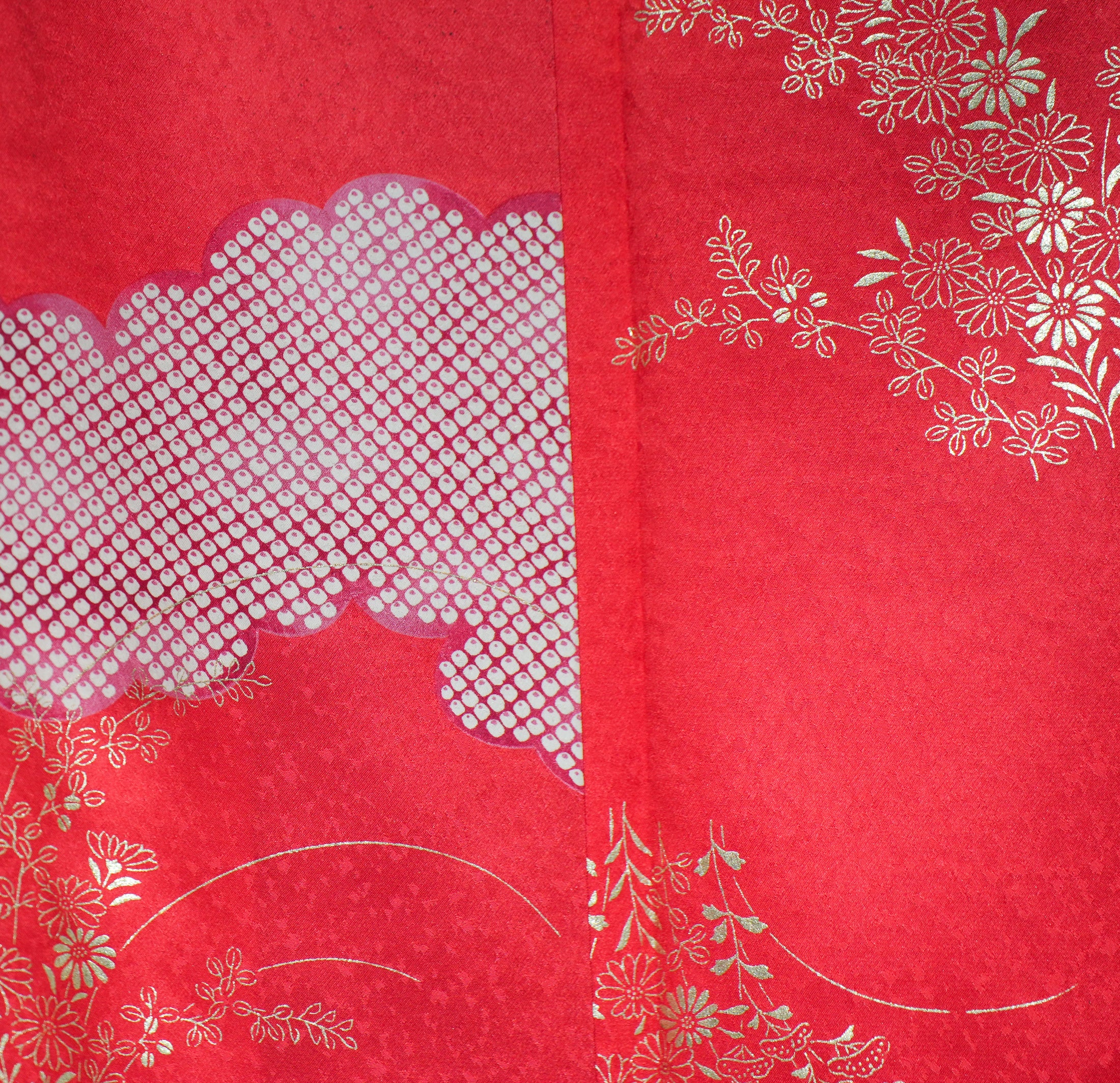 Premium Fabric: 0313-15 Crimson red florals