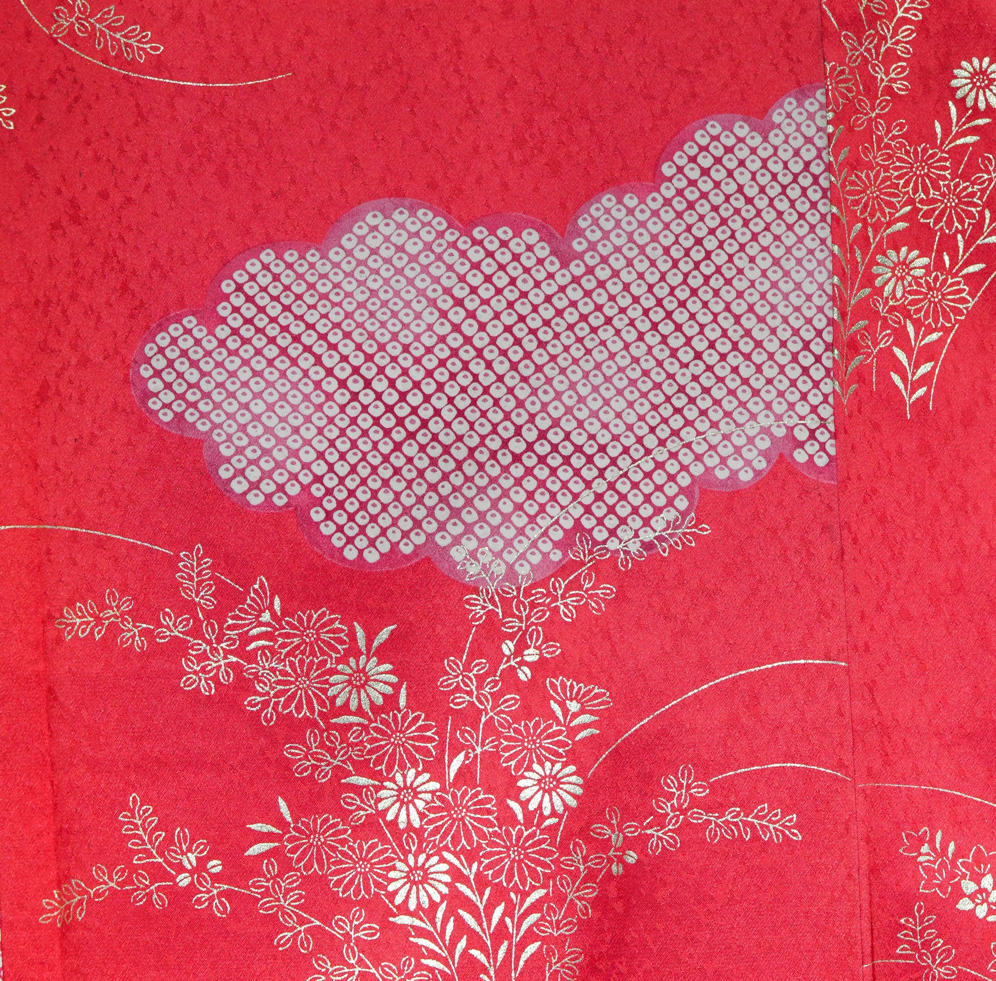 Premium Fabric SHO: 0313-15 Crimson red florals