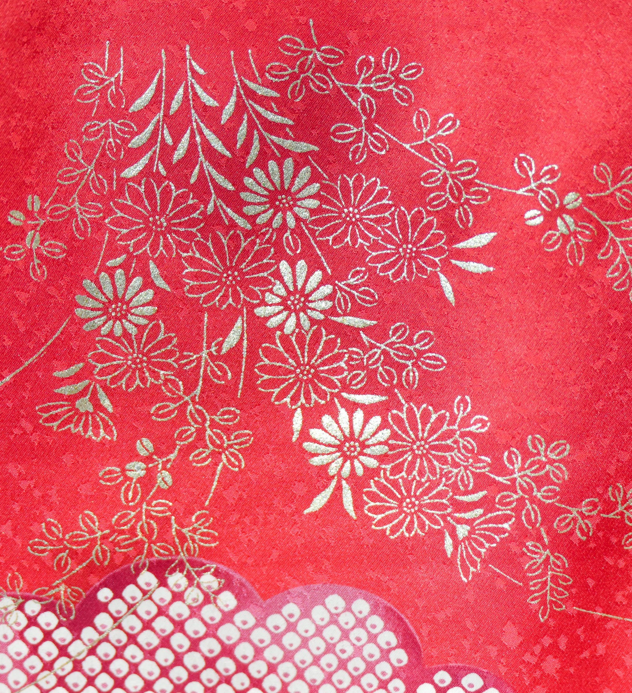 Premium Fabric: 0313-15 Crimson red florals