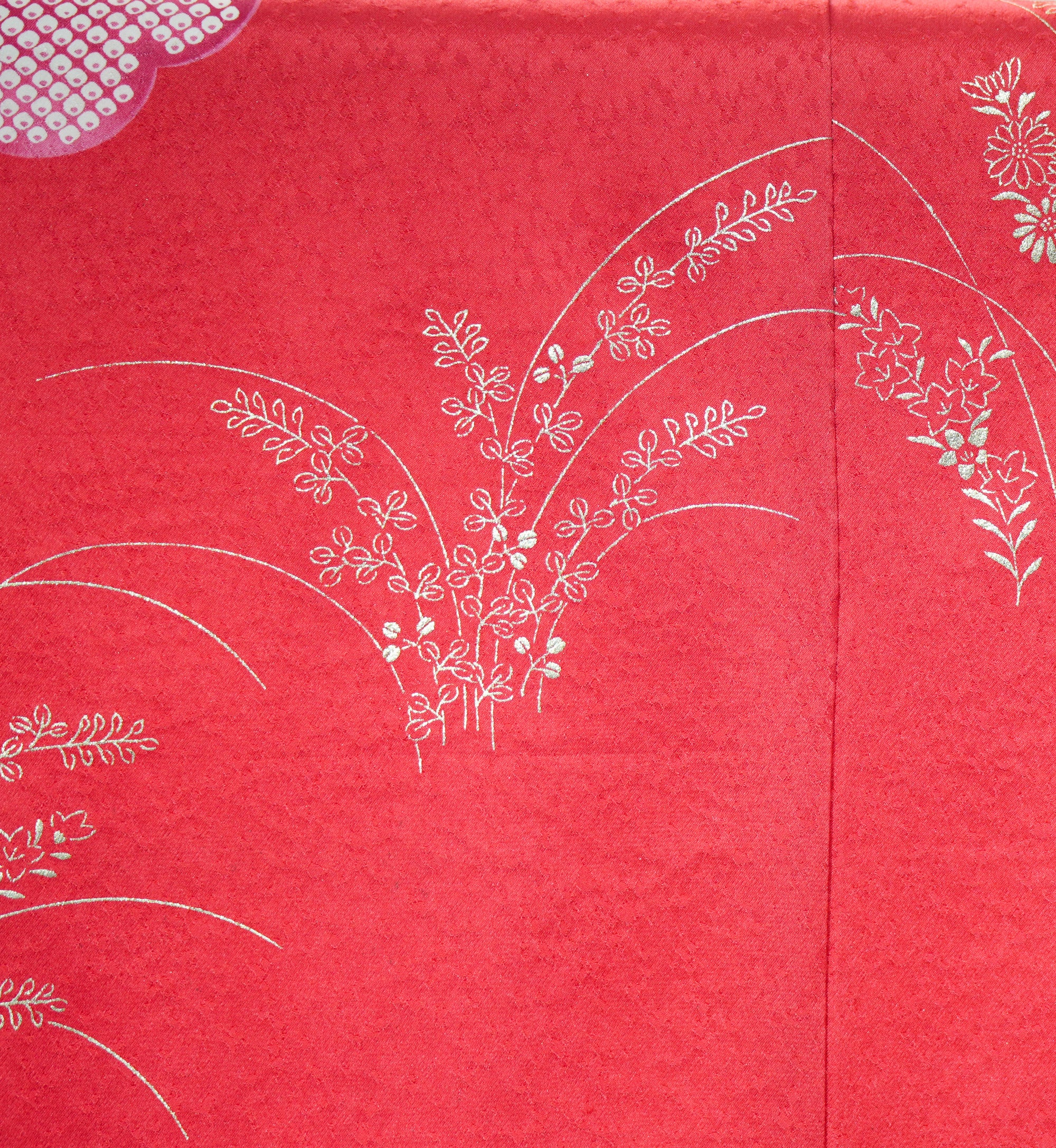 Premium Fabric SHO: 0313-15 Crimson red florals