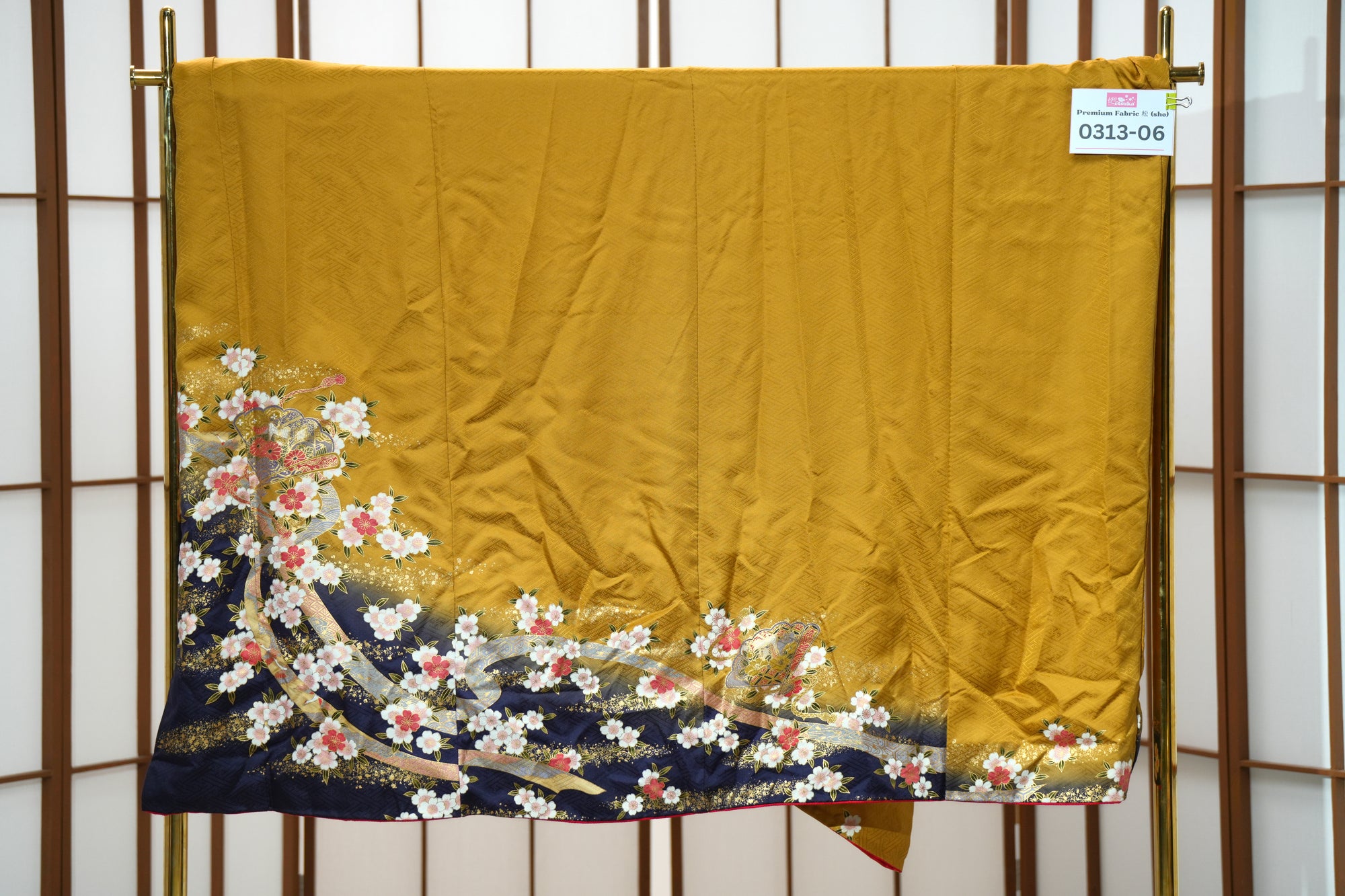 Premium Fabric SHO: 0313-6 Mustard blossom