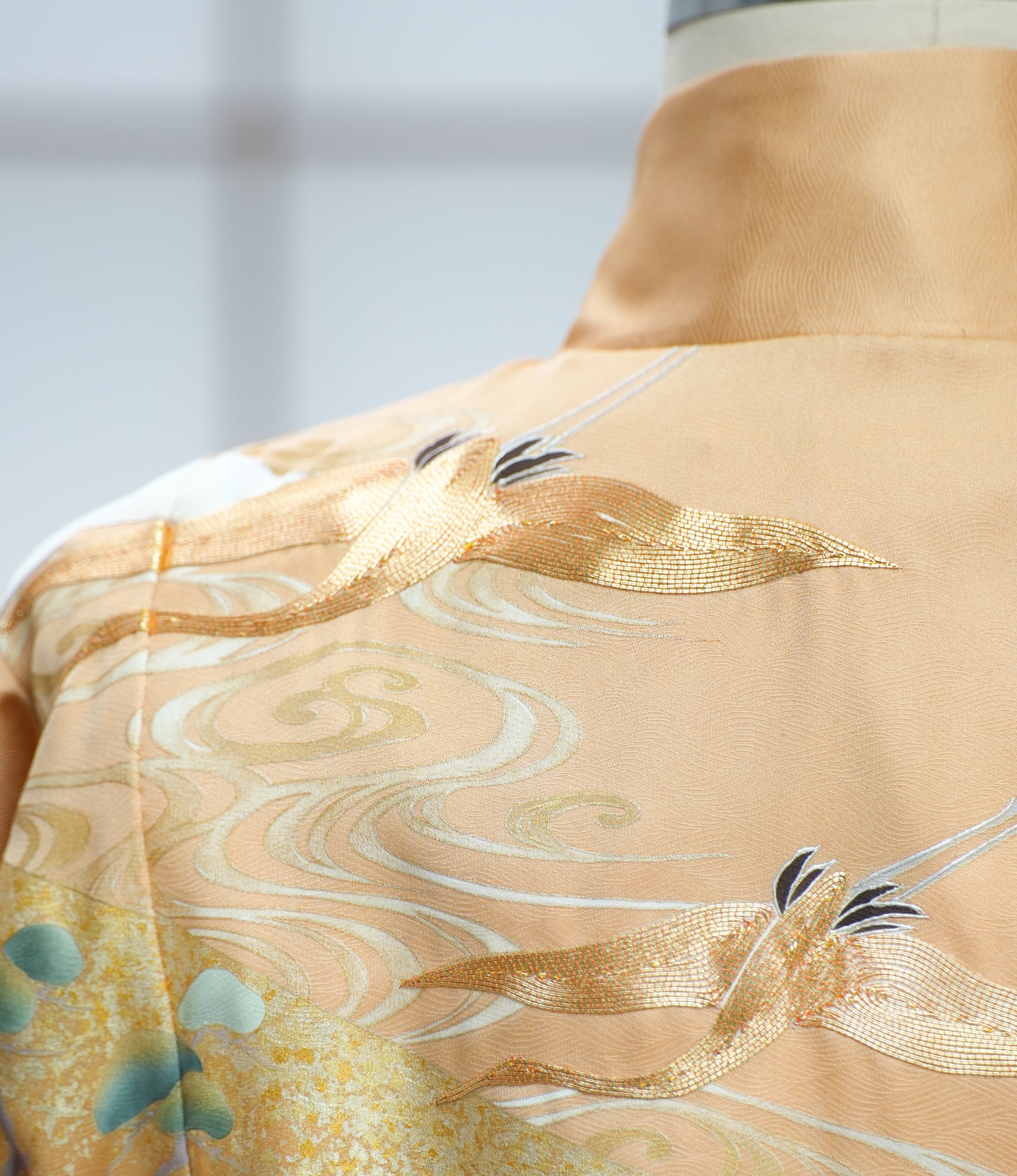 Premium On-hand: Golden Orange Cream Chinese Knot Jacket | CKJ7353M | LB (Women)