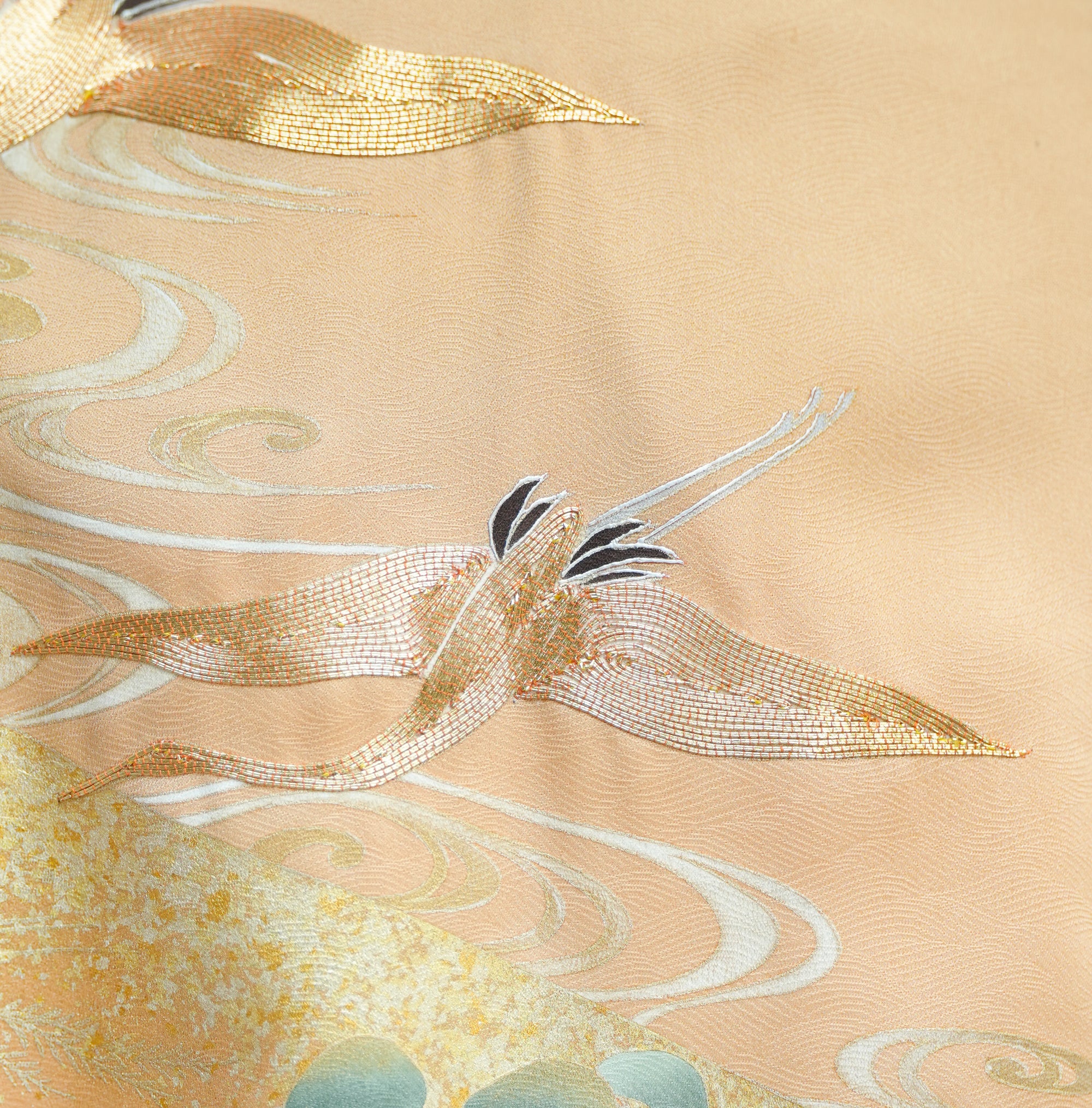 Premium On-hand: Golden Orange Cream Chinese Knot Jacket | CKJ7353M | LB (Women)