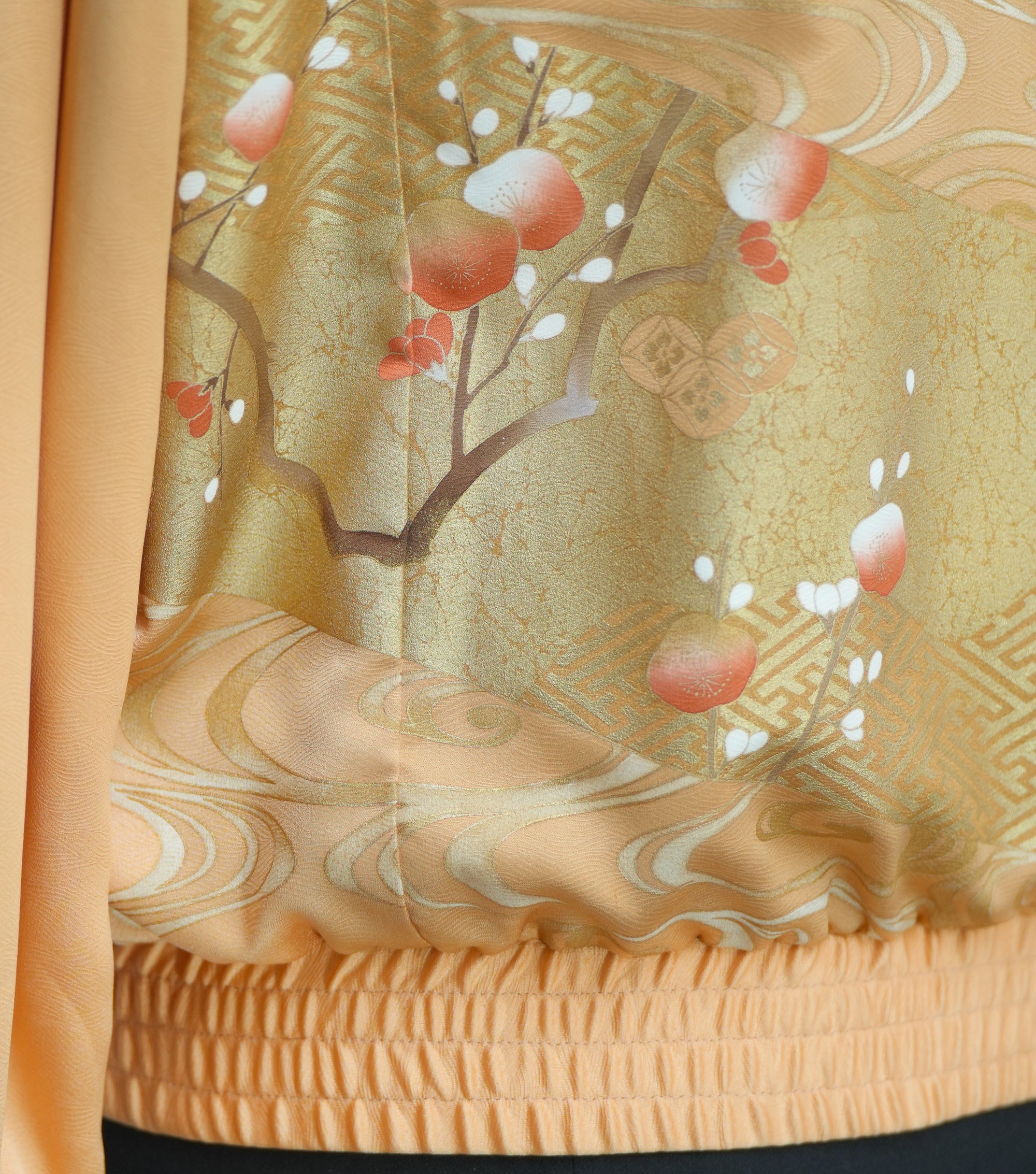Premium On-hand: Golden Orange Cream Chinese Knot Jacket | CKJ7353M | LB (Women)