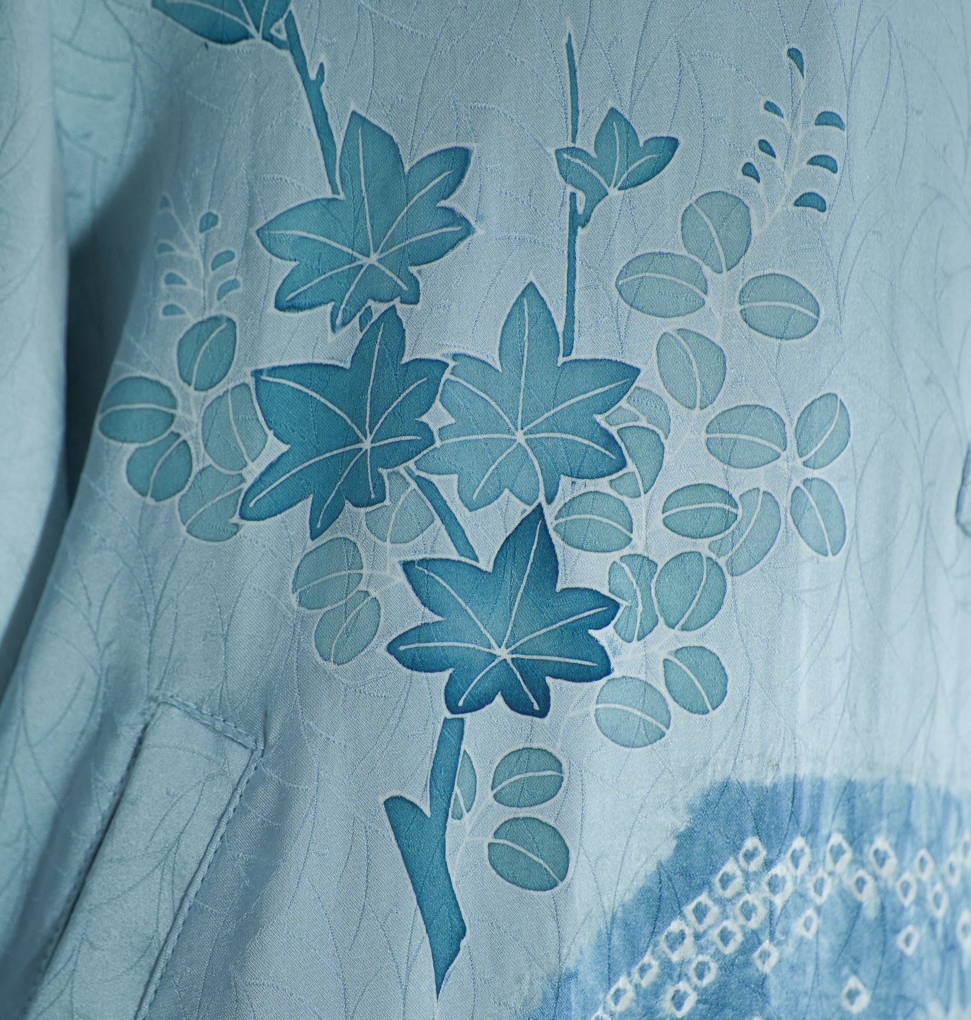 Premium On-hand: Blue Chinese Knot Jacket | XLB (Women)