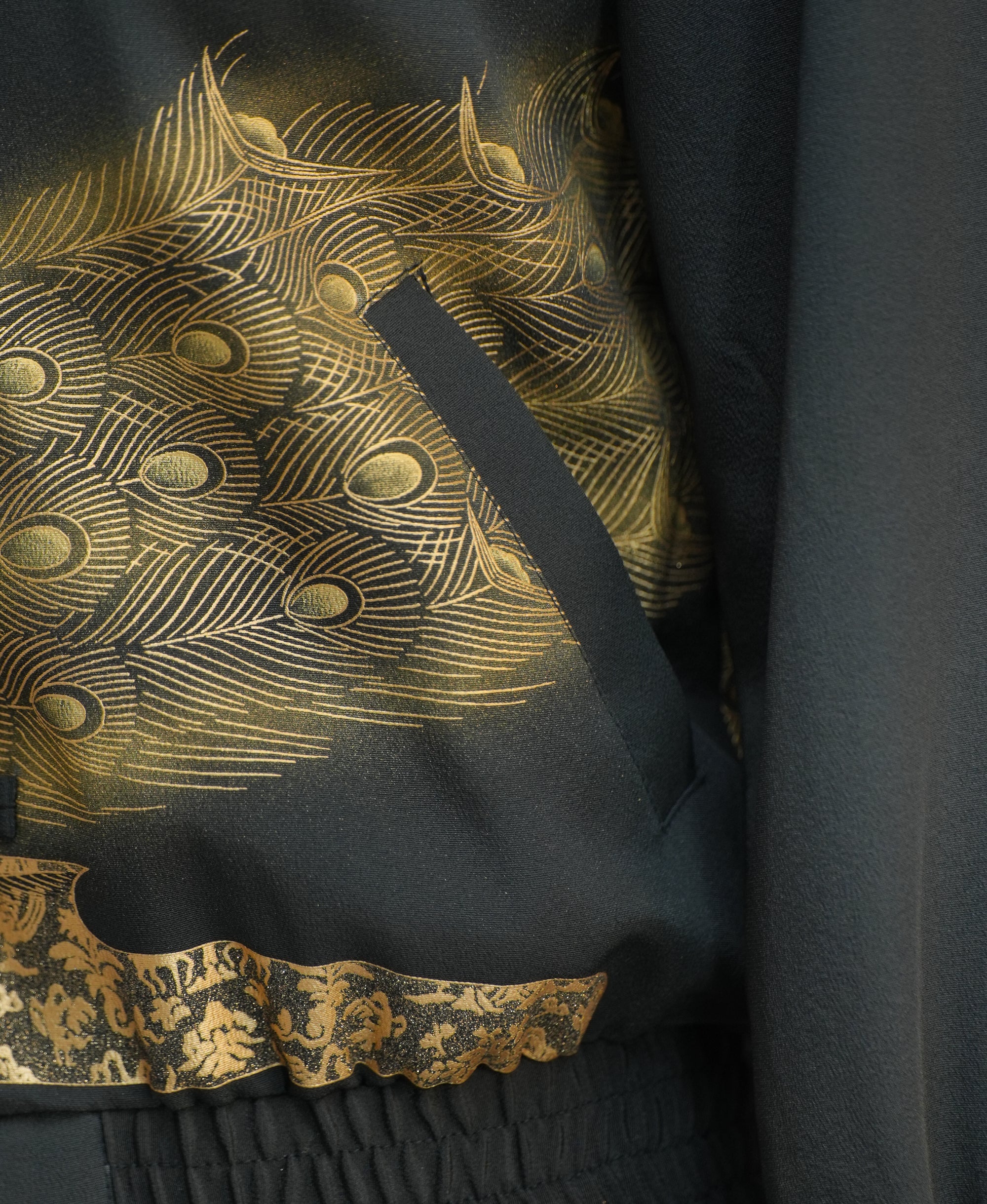 Premium On-hand: Black Chinese Knot Jacket | CKJ7356M | MB (Women)