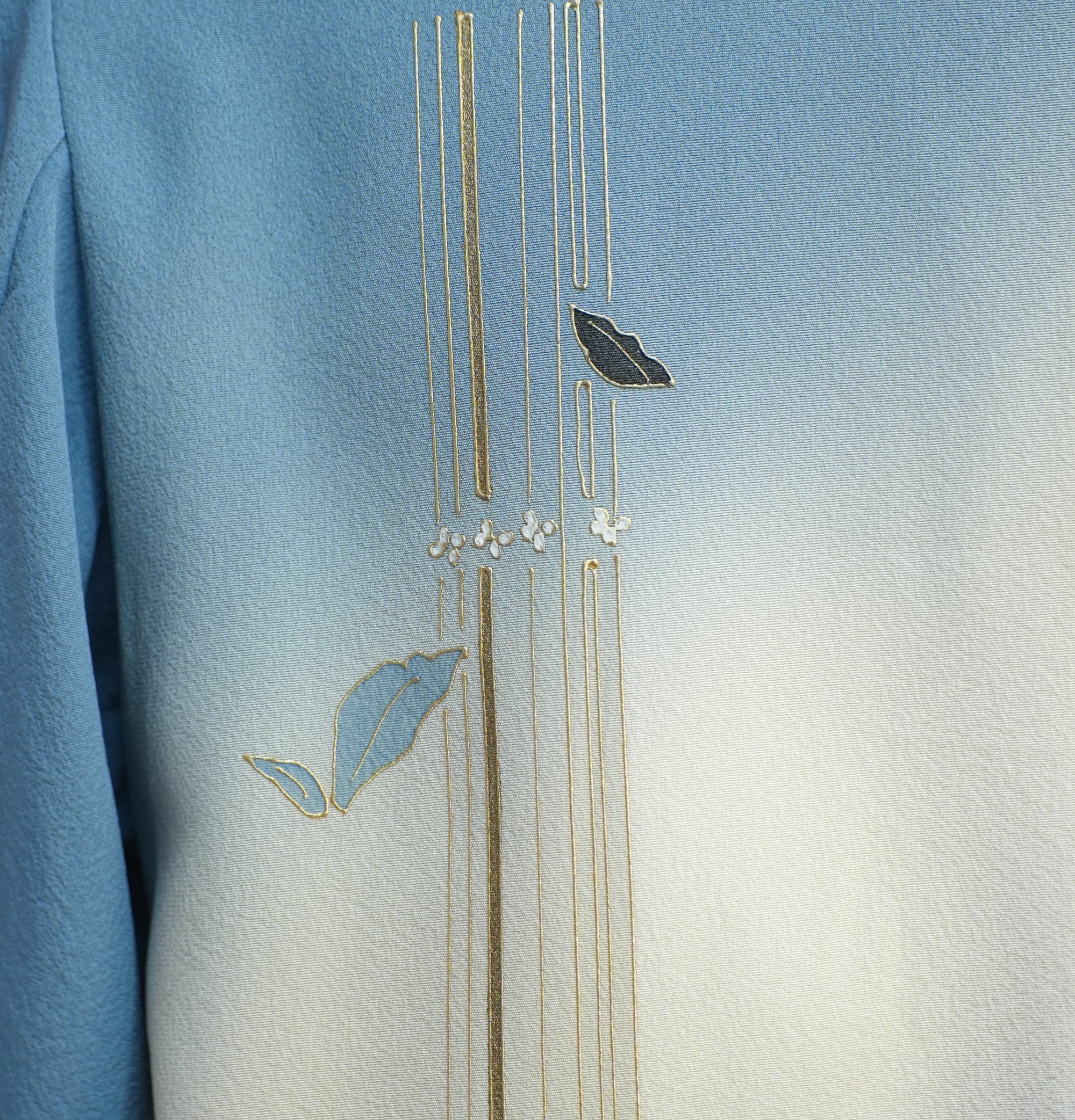 Premium On-hand: Blue Chinese Knot Jacket | CKJ7359M | LB (Women) (lovely emboss!)