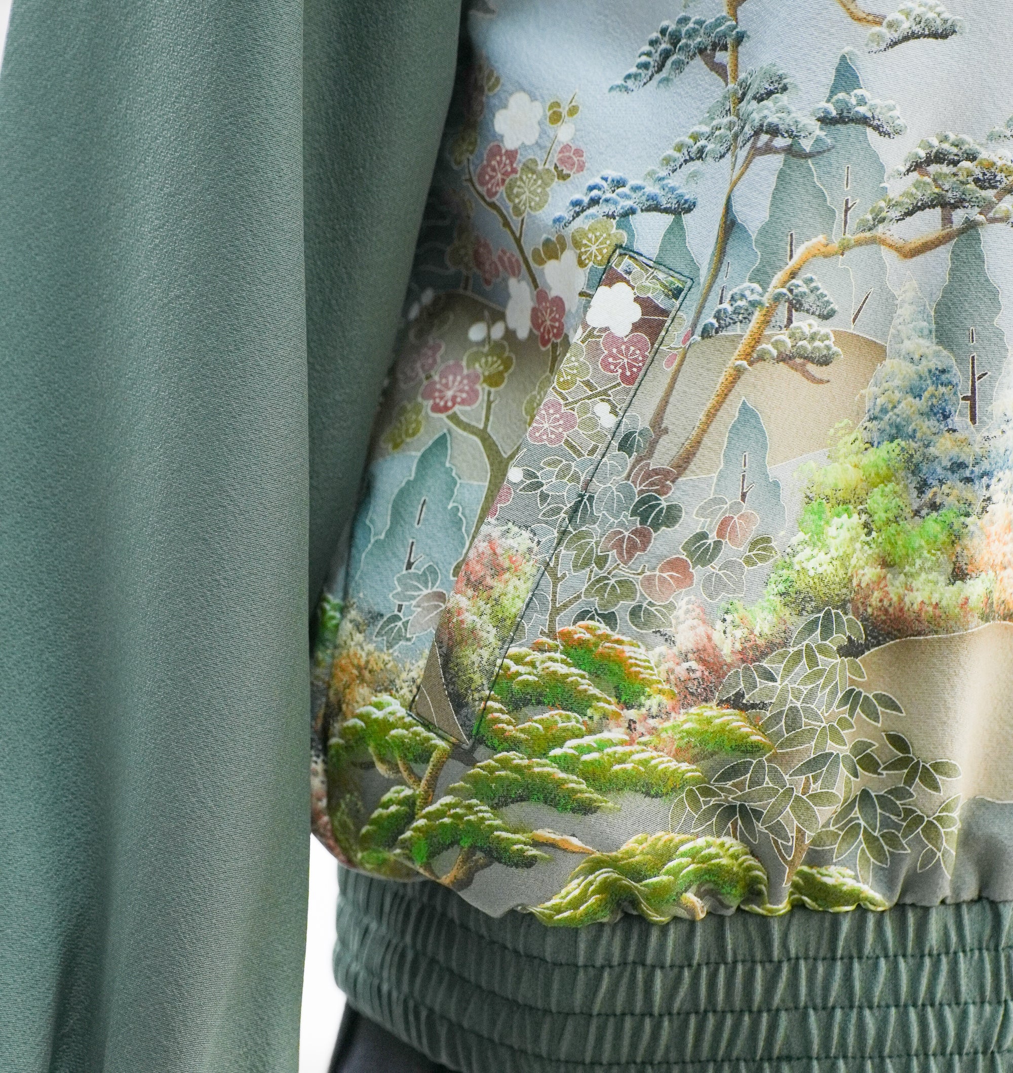 Premium On-hand: Green Chinese Knot Jacket | CKJ7357M | XLB (Women)