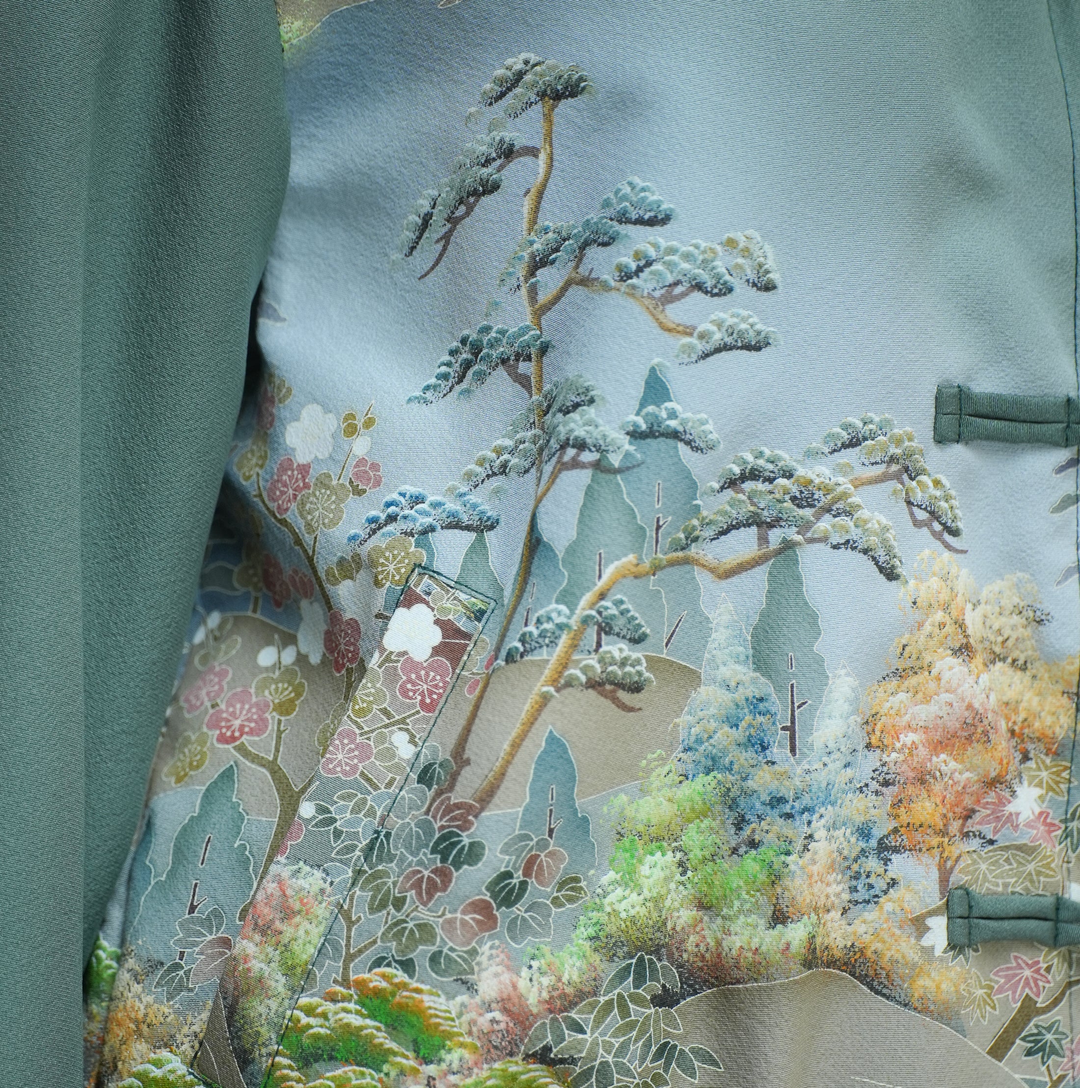 Premium On-hand: Green Chinese Knot Jacket | CKJ7357M | XLB (Women)