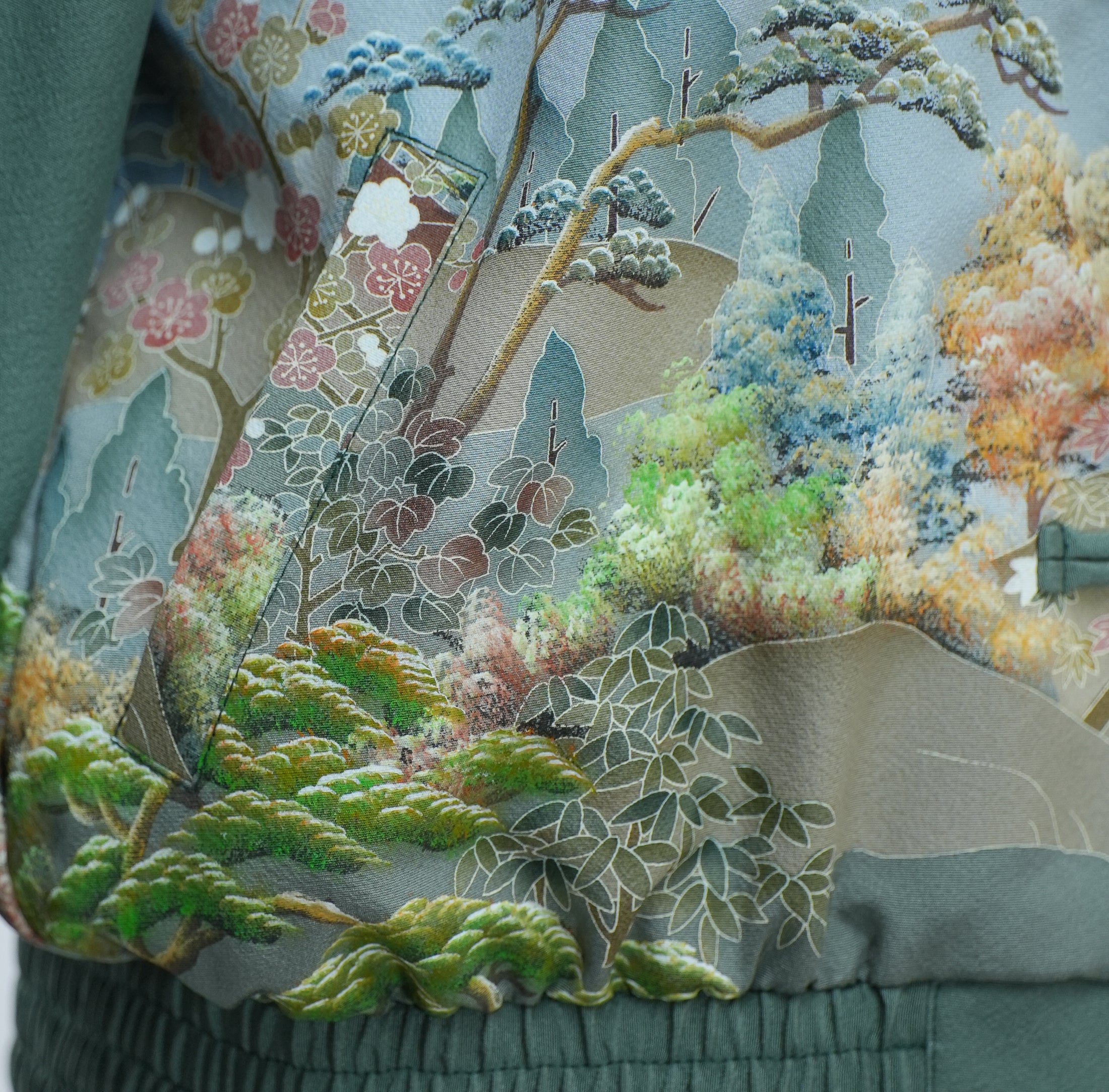 Premium On-hand: Green Chinese Knot Jacket | CKJ7357M | XLB (Women)