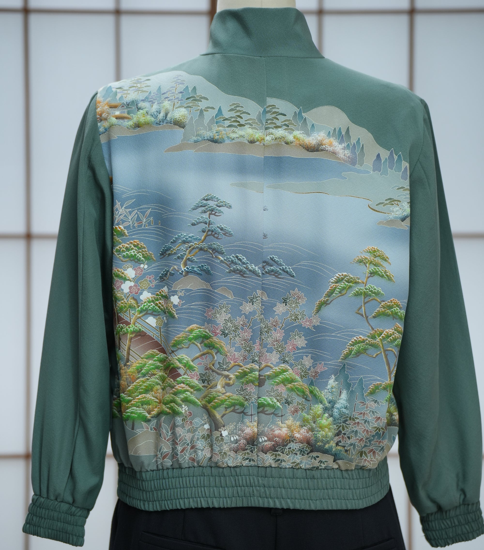 Premium On-hand: Green Chinese Knot Jacket | CKJ7357M | XLB (Women)