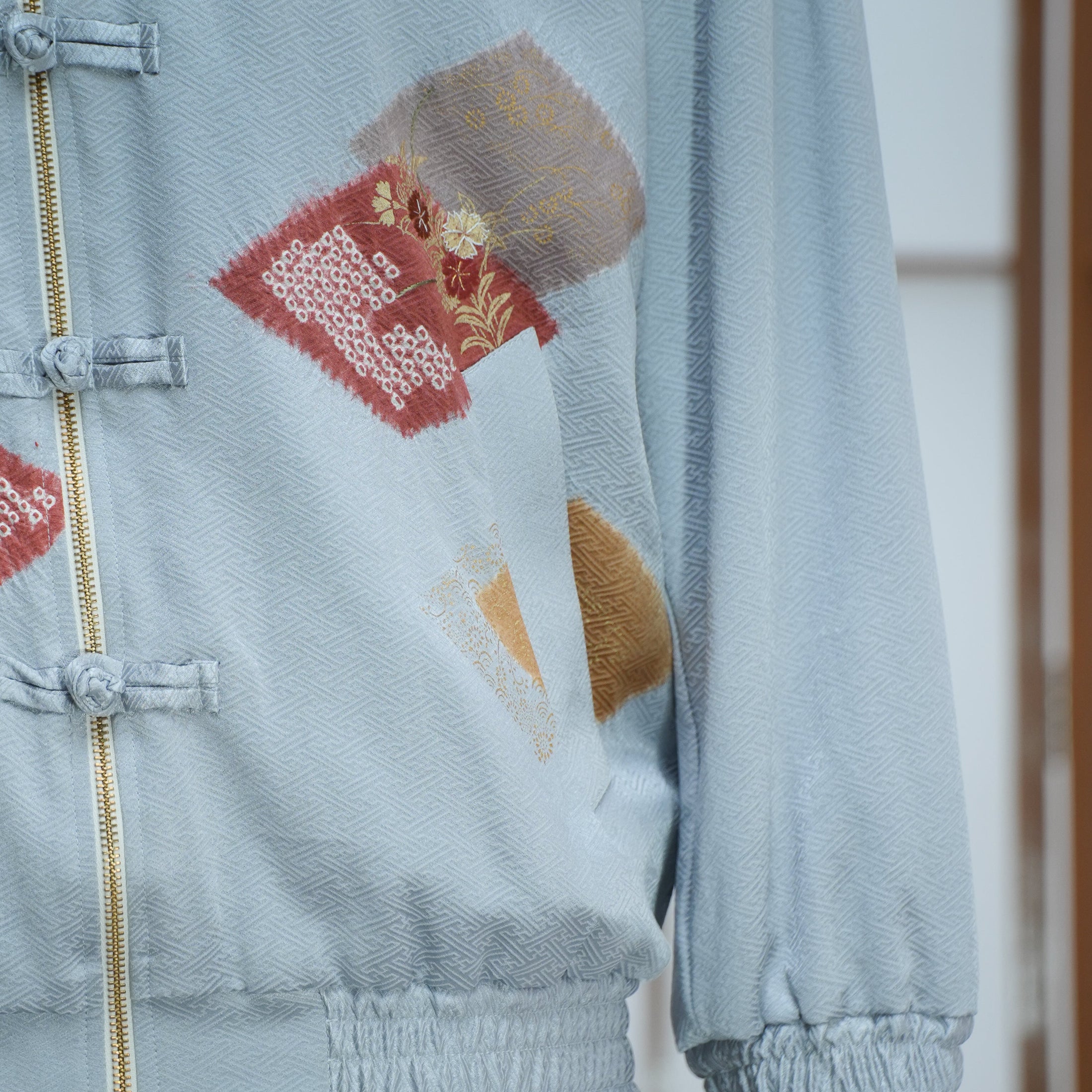 Premium On-hand: Blue grey Chinese Knot Suit Jacket | CNY7191 | L (men)