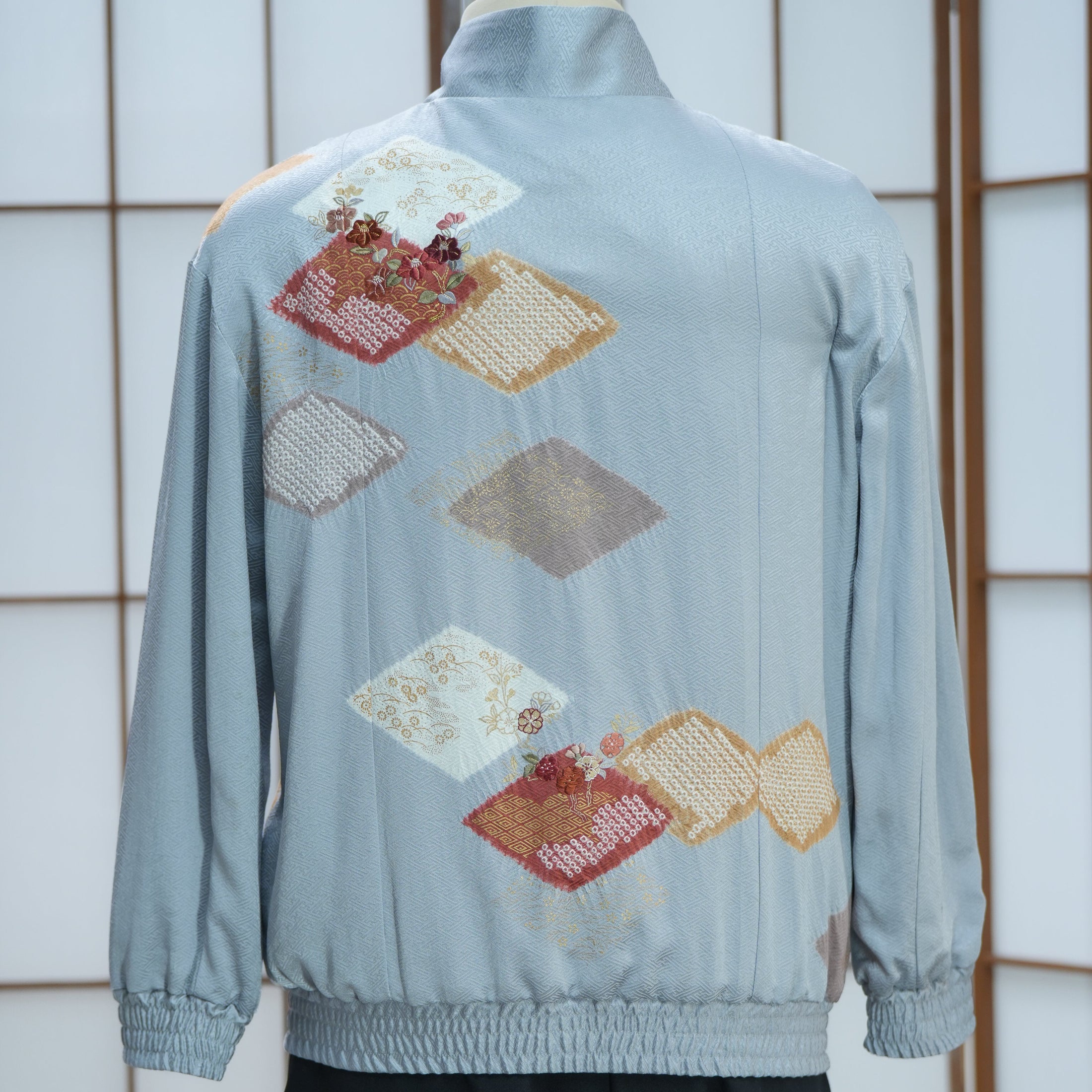 Premium On-hand: Blue grey Chinese Knot Suit Jacket | CNY7191 | L (men)