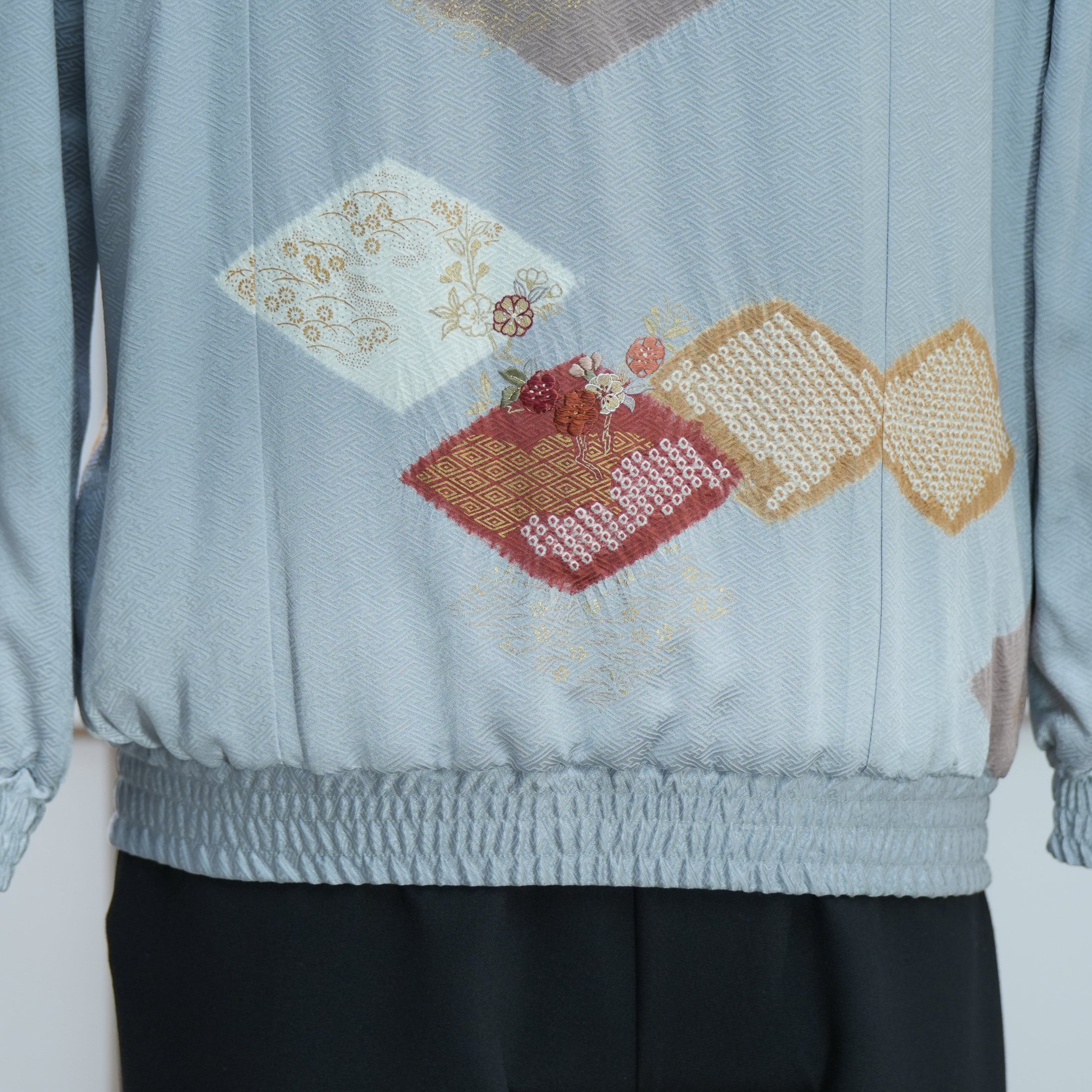 Premium On-hand: Blue grey Chinese Knot Suit Jacket | CNY7191 | L (men)