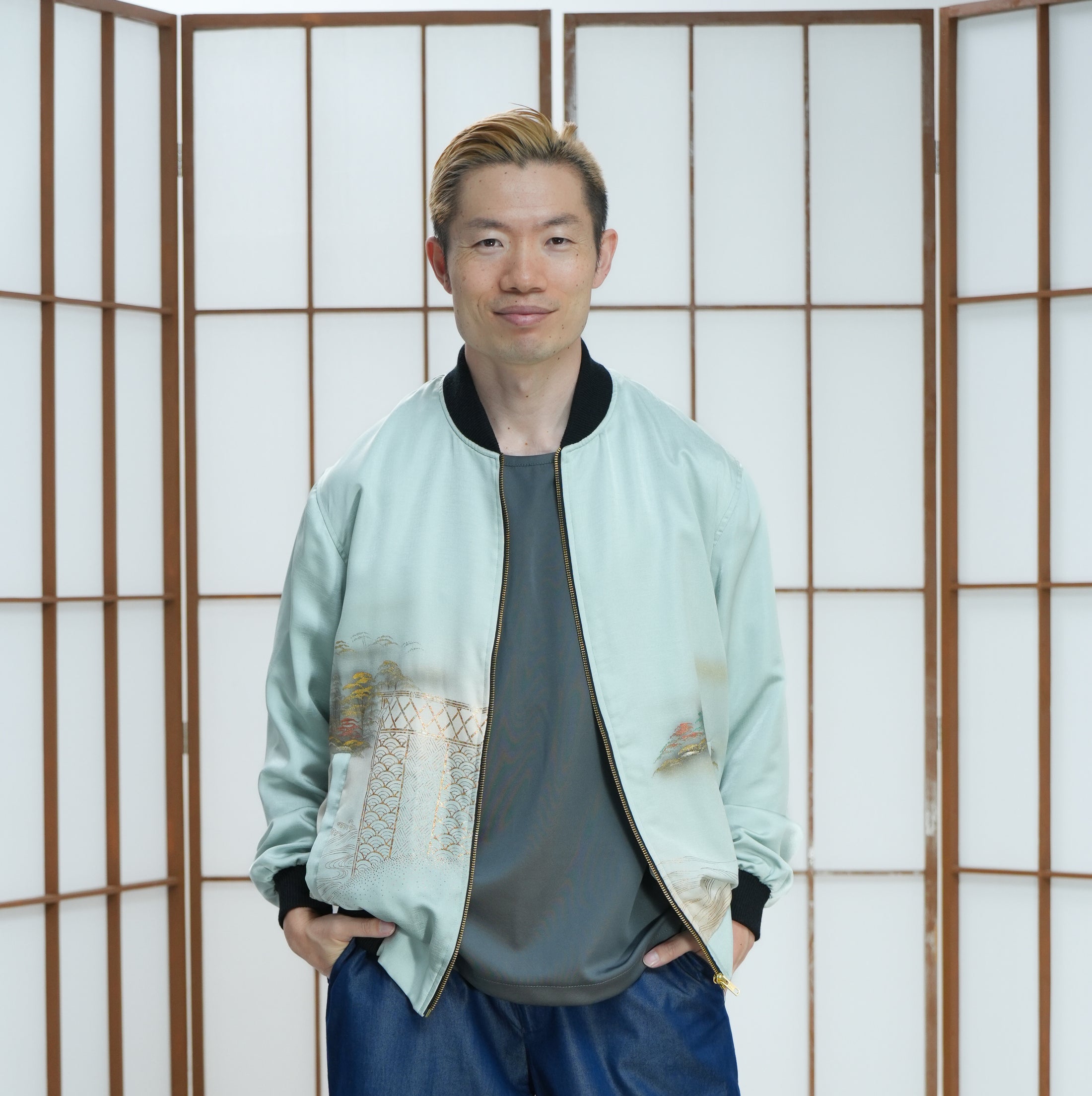 Premium On-hand: Light Blue Bomber Jacket | BJ5280 | L