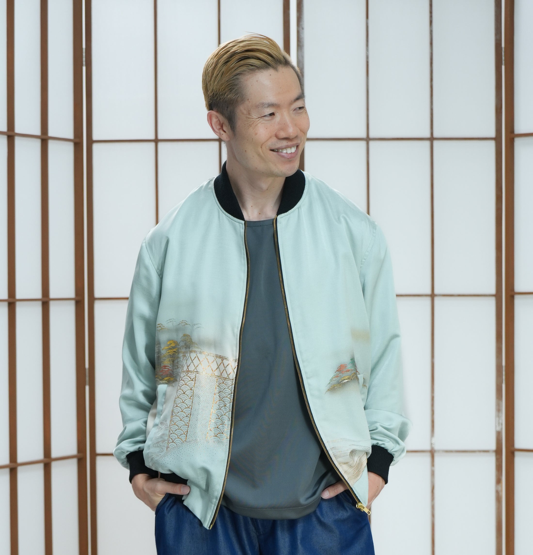 Premium On-hand: Light Blue Bomber Jacket | BJ5280 | L