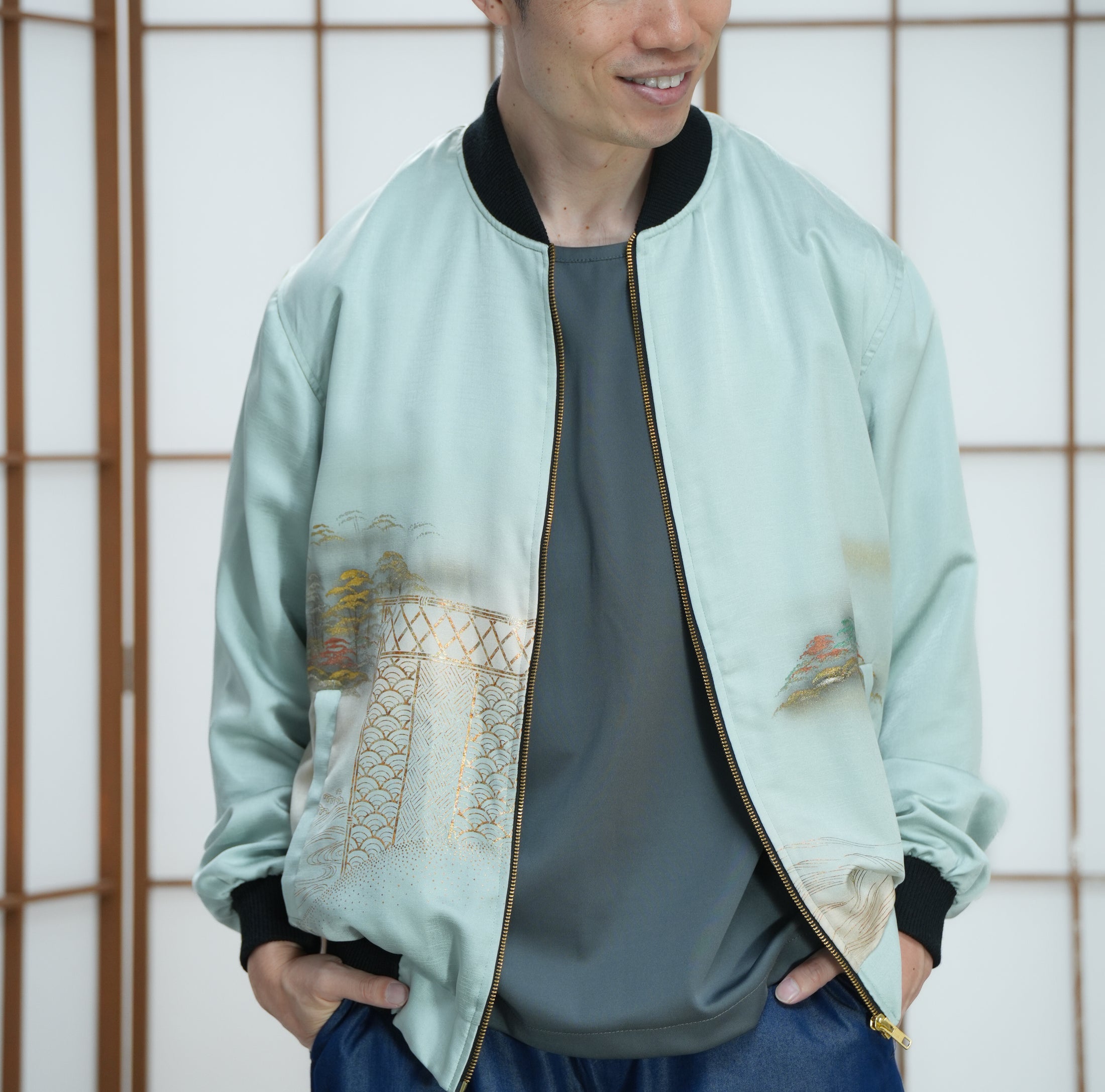 Premium On-hand: Light Blue Bomber Jacket | BJ5280 | L