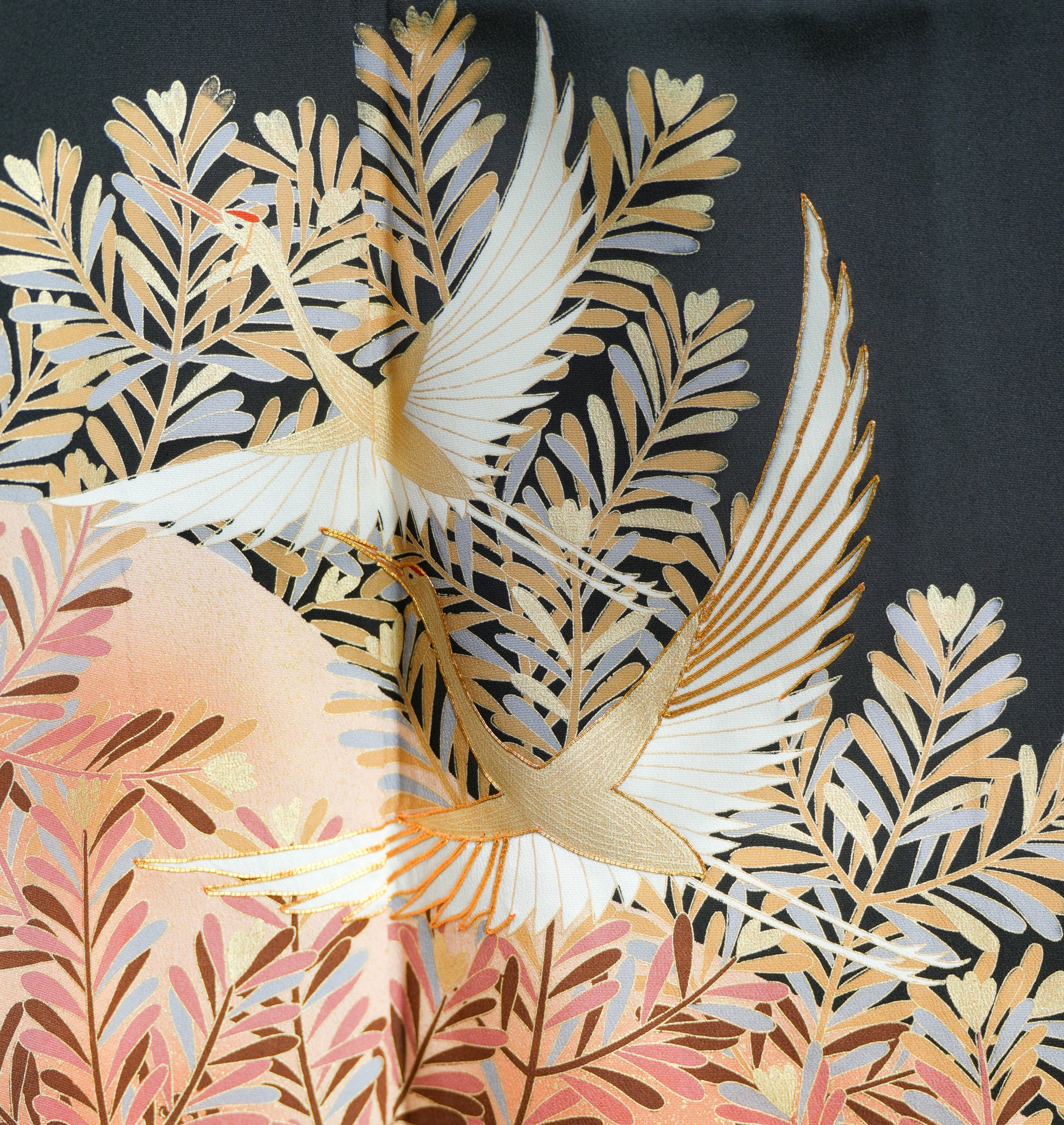 Chiku Fabric: 0317-03 | Black and Phoenix