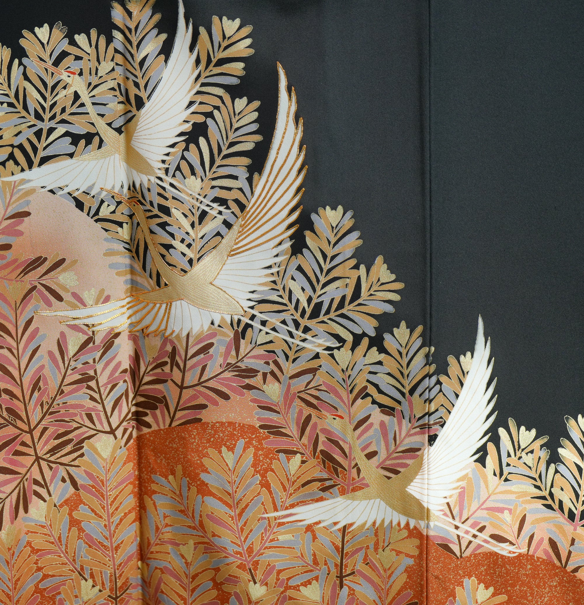 Chiku Fabric: 0317-03 | Black and Phoenix