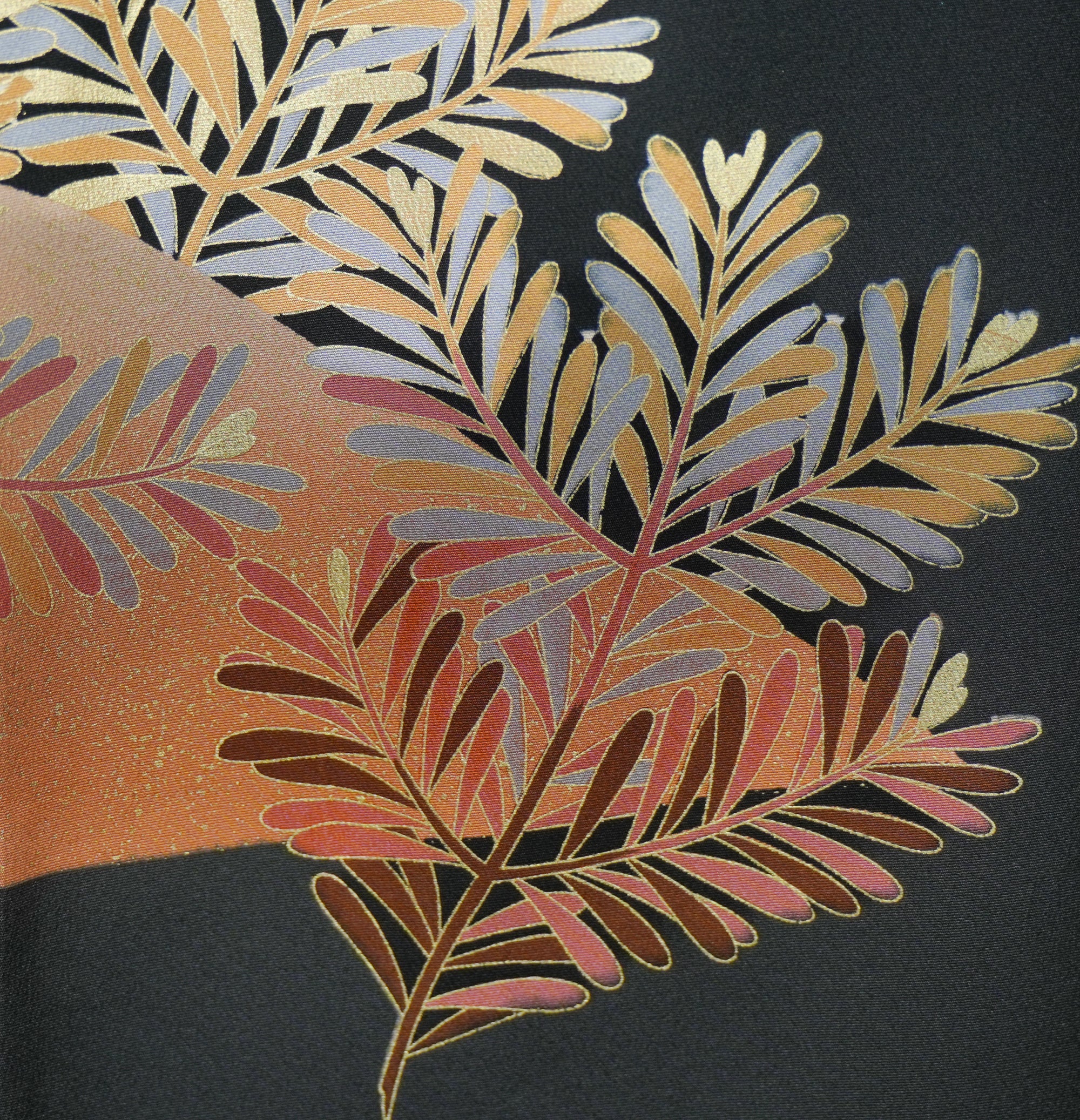 Chiku Fabric: 0317-03 | Black and Phoenix