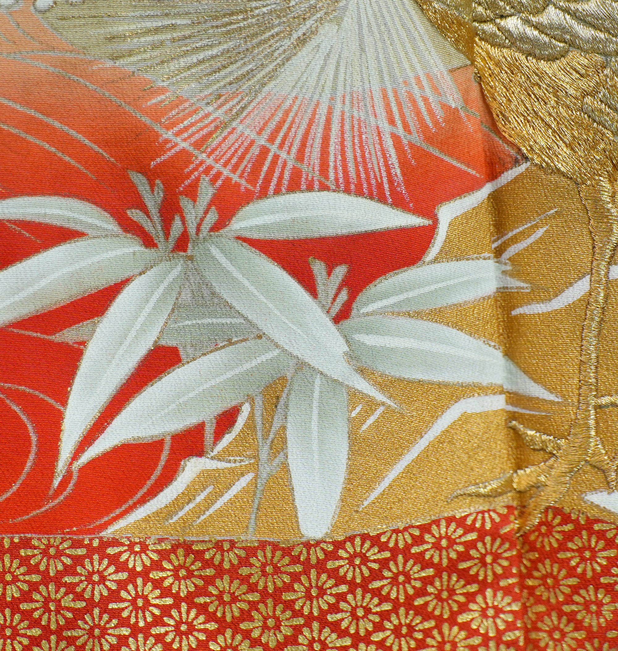 Premium Fabric SHO: 0317-07 | Black orange phoenix