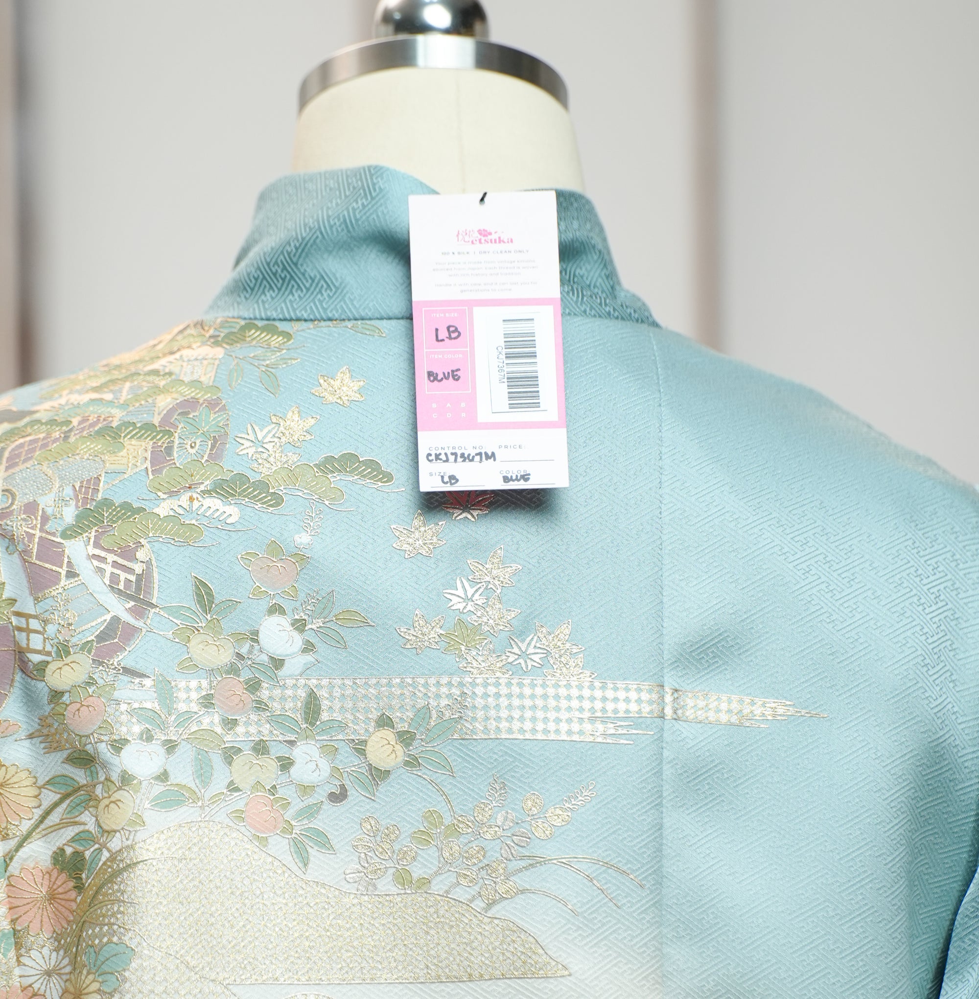Premium On-hand: Blue Chinese Knot Jacket | CKJ7367M | LB (Women)