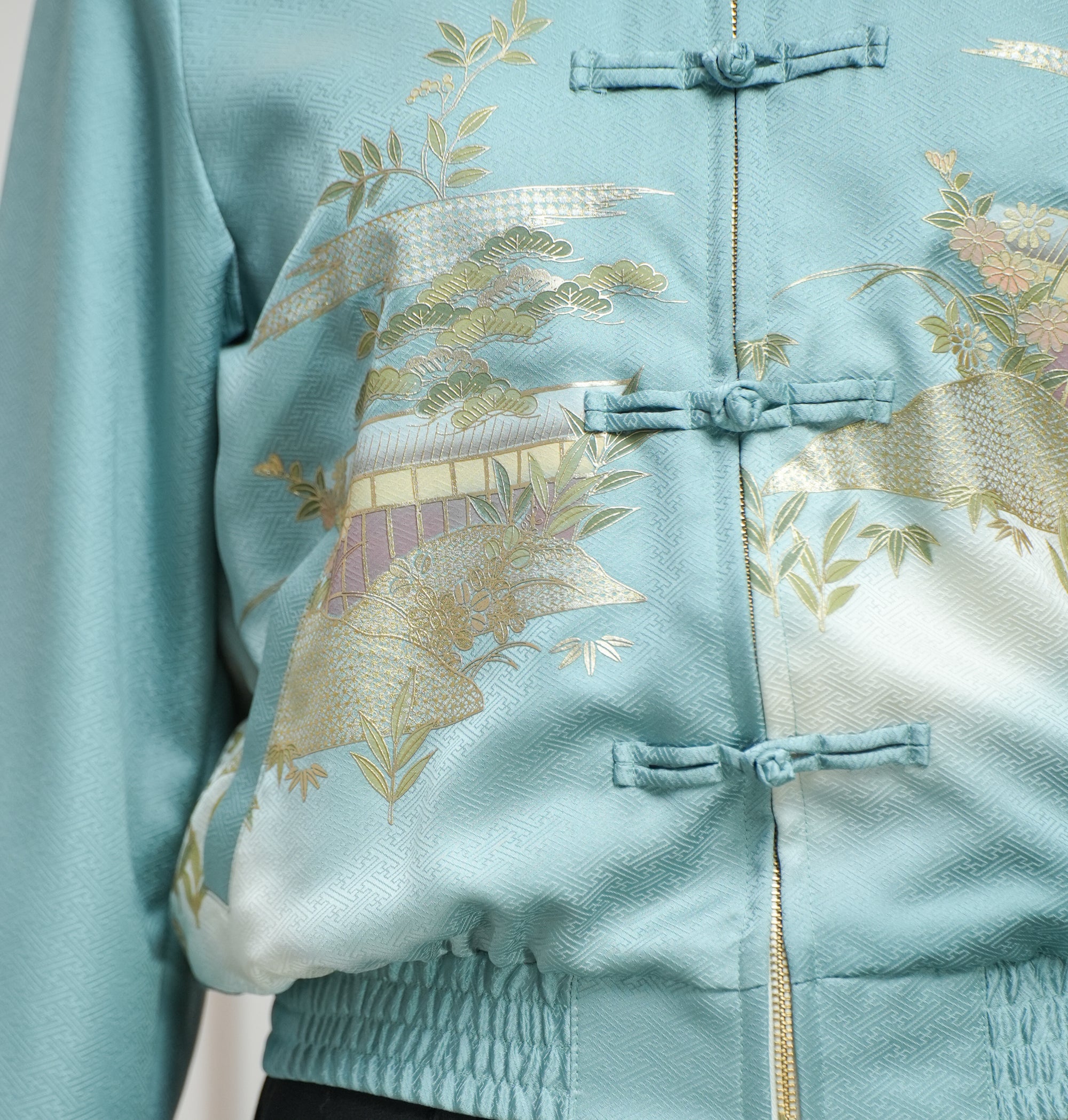 Premium On-hand: Blue Chinese Knot Jacket | CKJ7367M | LB (Women)