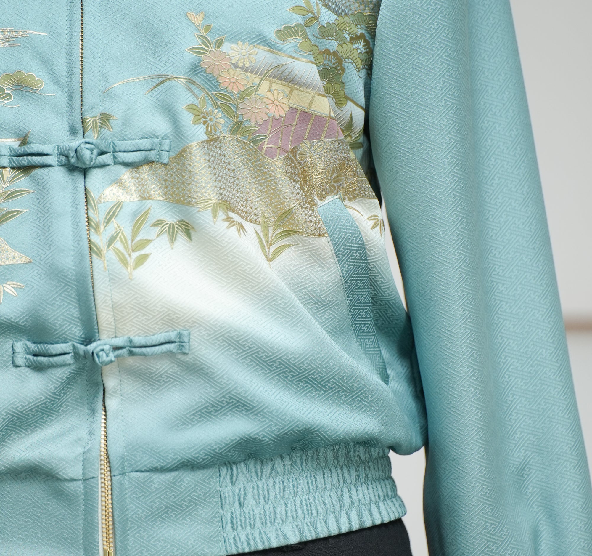 Premium On-hand: Blue Chinese Knot Jacket | CKJ7367M | LB (Women)