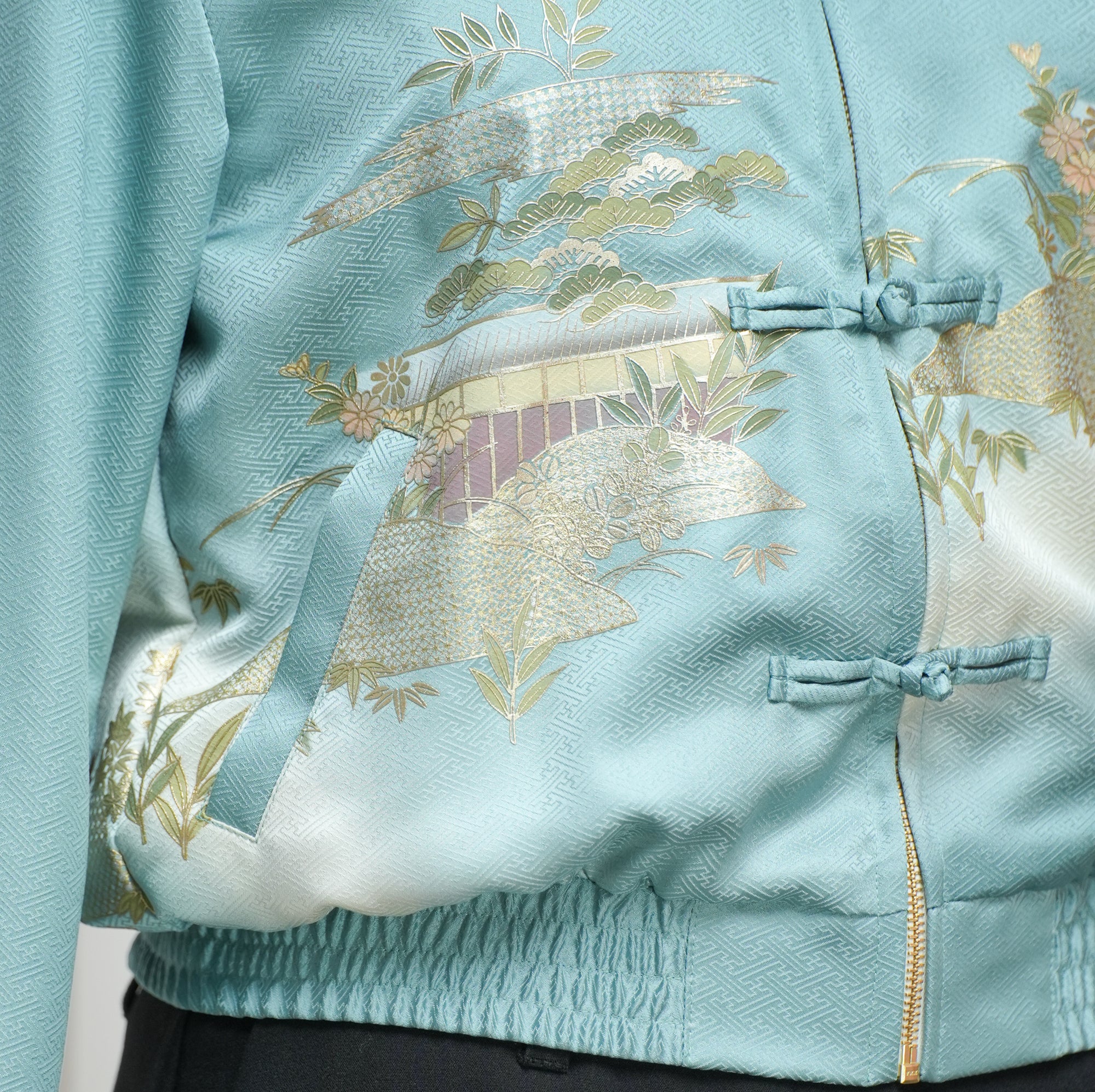 Premium On-hand: Blue Chinese Knot Jacket | CKJ7367M | LB (Women)