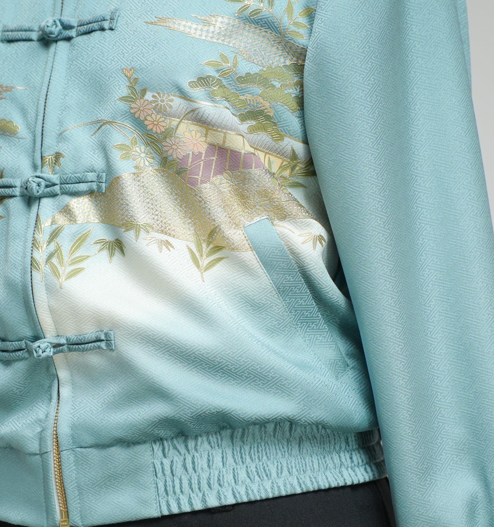 Premium On-hand: Blue Chinese Knot Jacket | CKJ7367M | LB (Women)