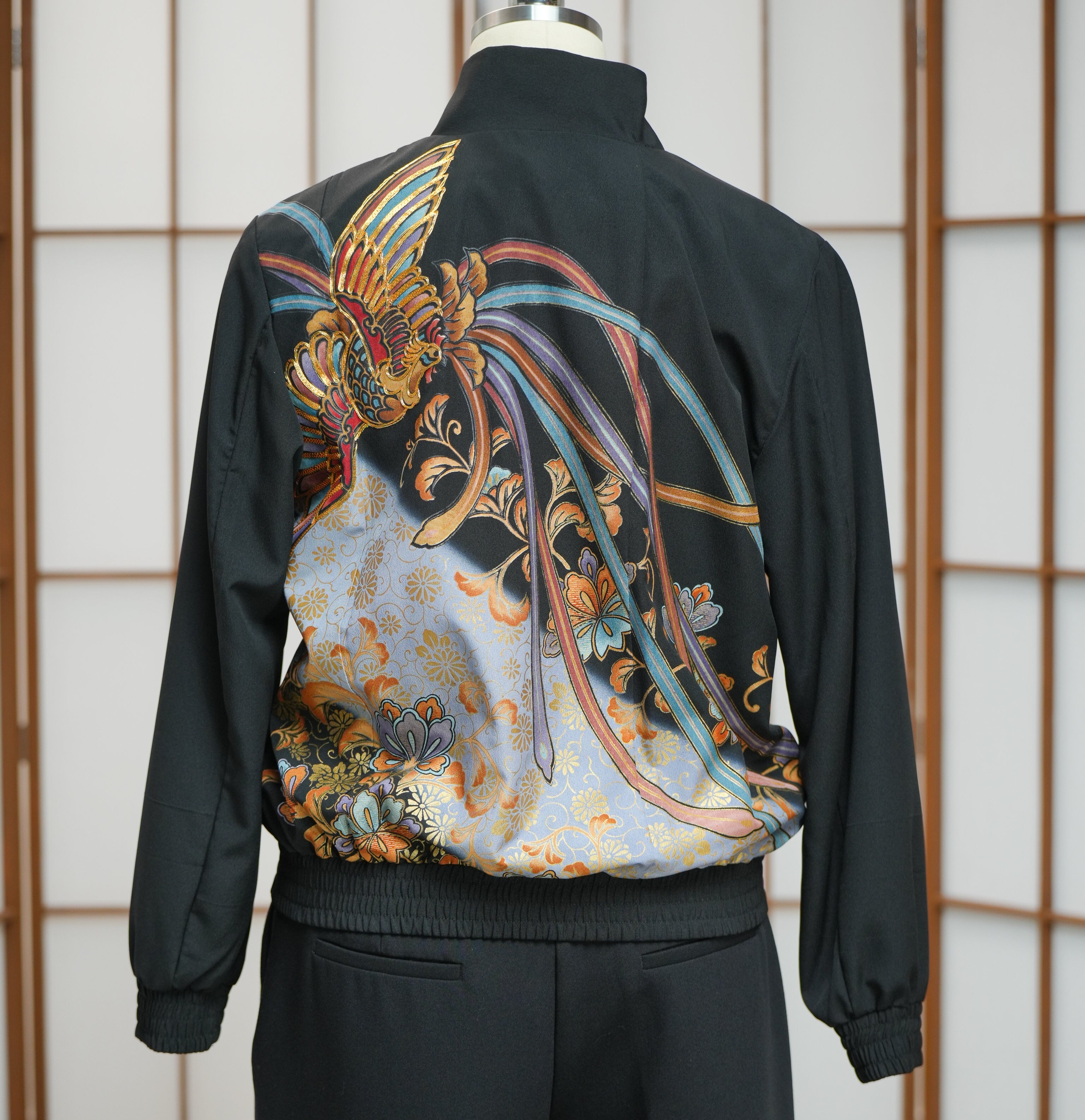 Premium On-hand: Black Chinese Knot Jacket | CKJ7366M | XLB (Women