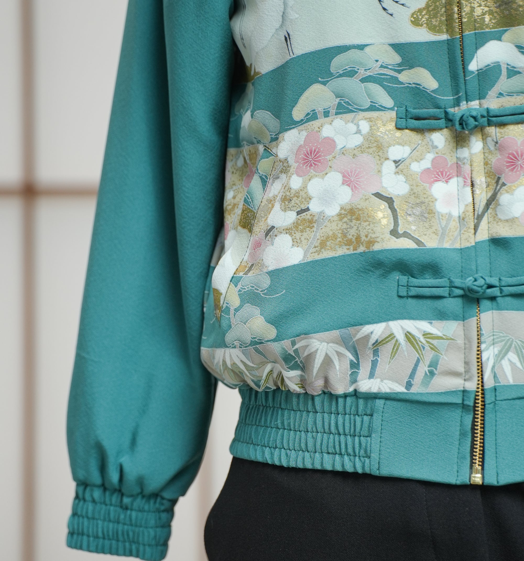 Premium On-hand: Green Chinese Knot Jacket | CKJ7344M | MB (Women)