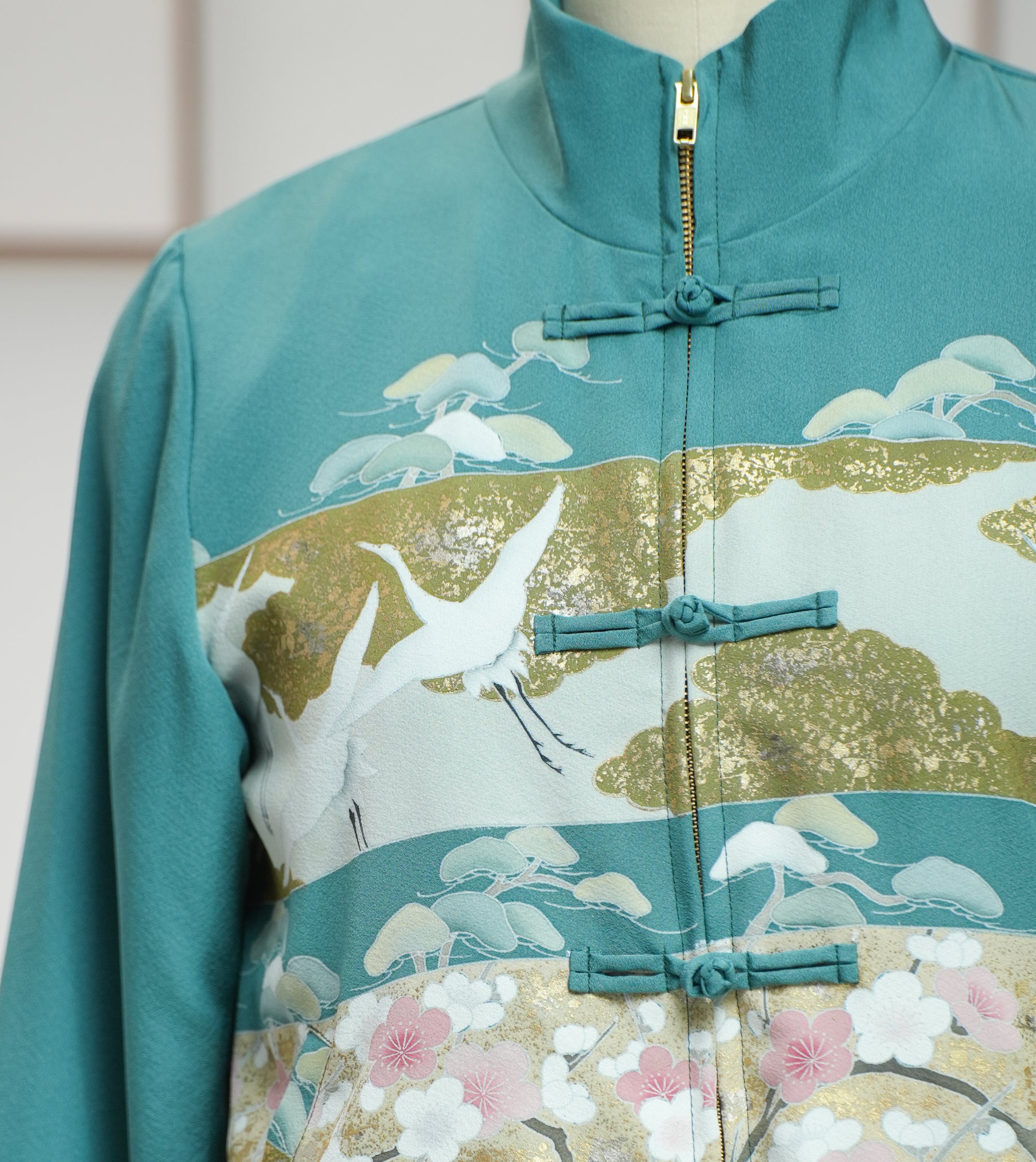 Premium On-hand: Green Chinese Knot Jacket | CKJ7344M | MB (Women)