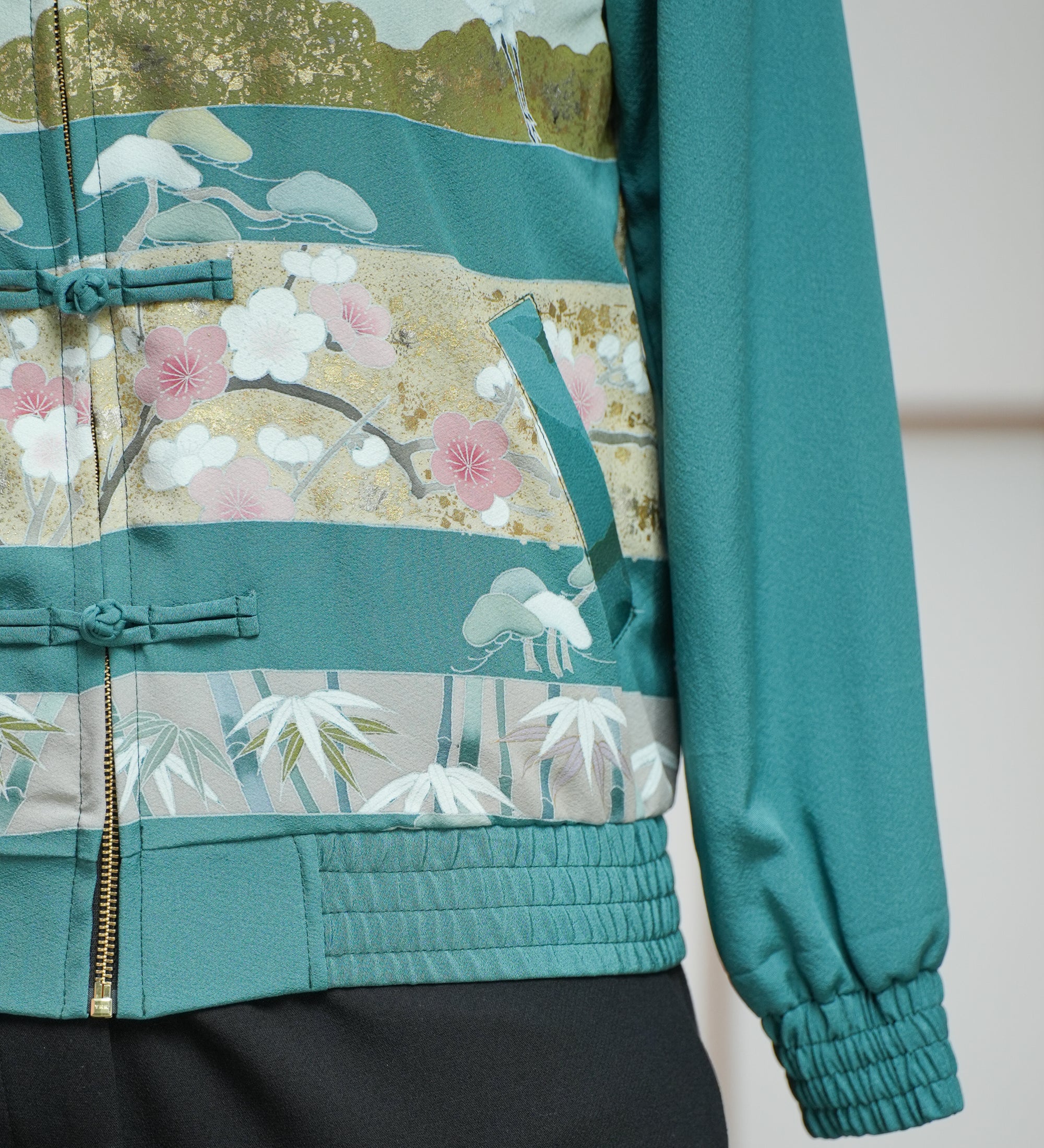 Premium On-hand: Green Chinese Knot Jacket | CKJ7344M | MB (Women)