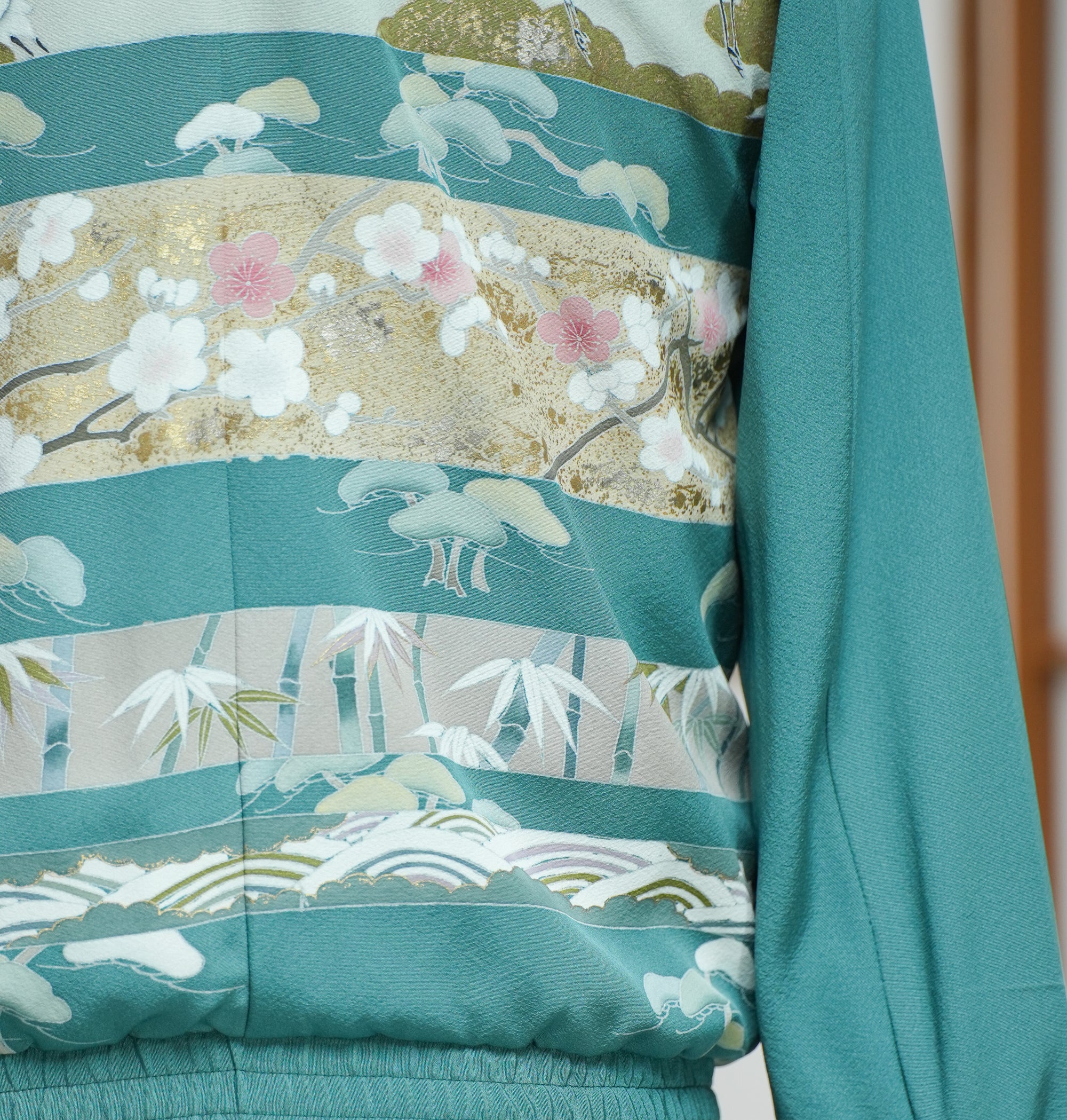 Premium On-hand: Green Chinese Knot Jacket | CKJ7344M | MB (Women)