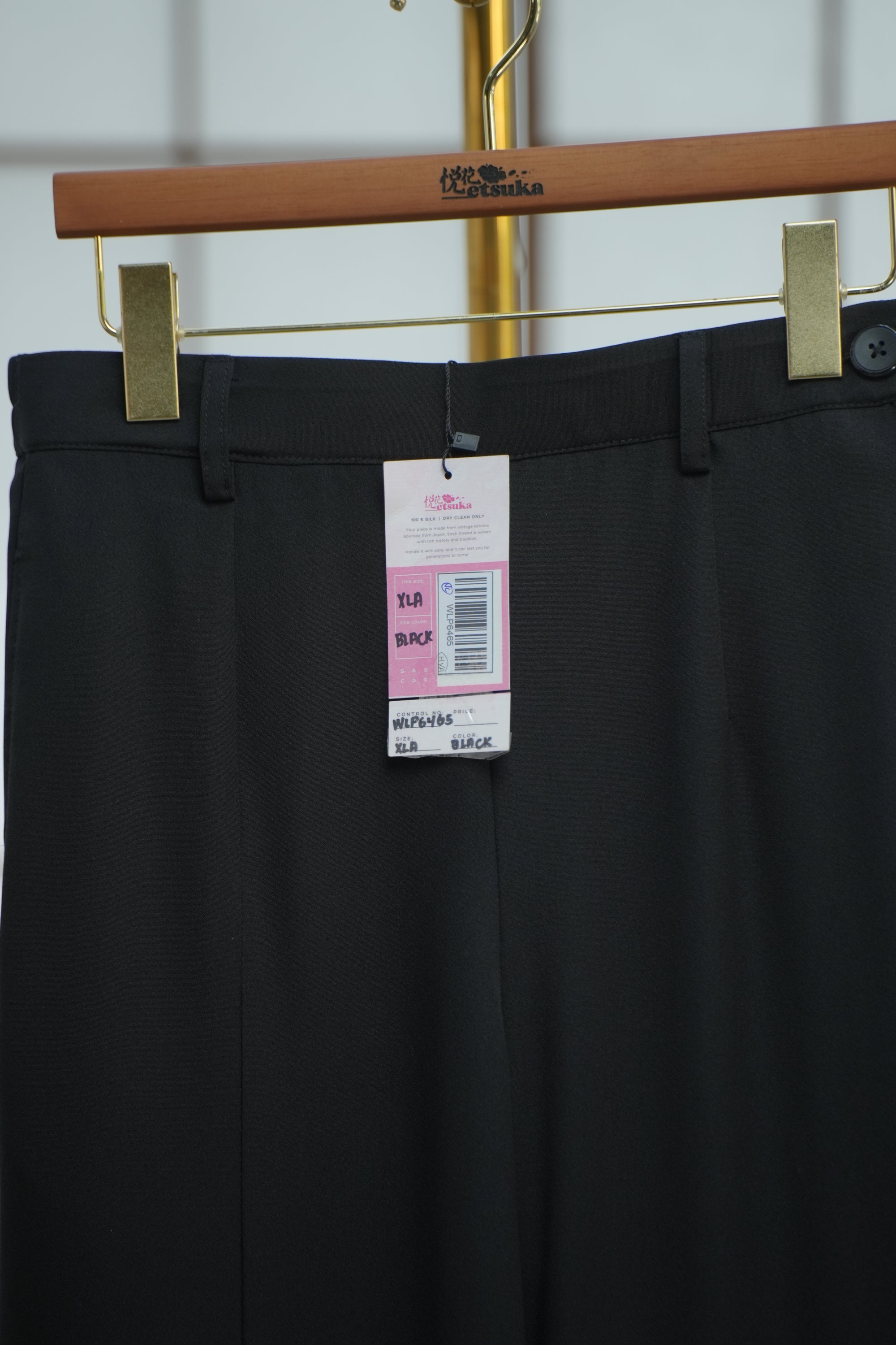 On-hand: Black gold Wide Leg Pants | XLA | WLP6465