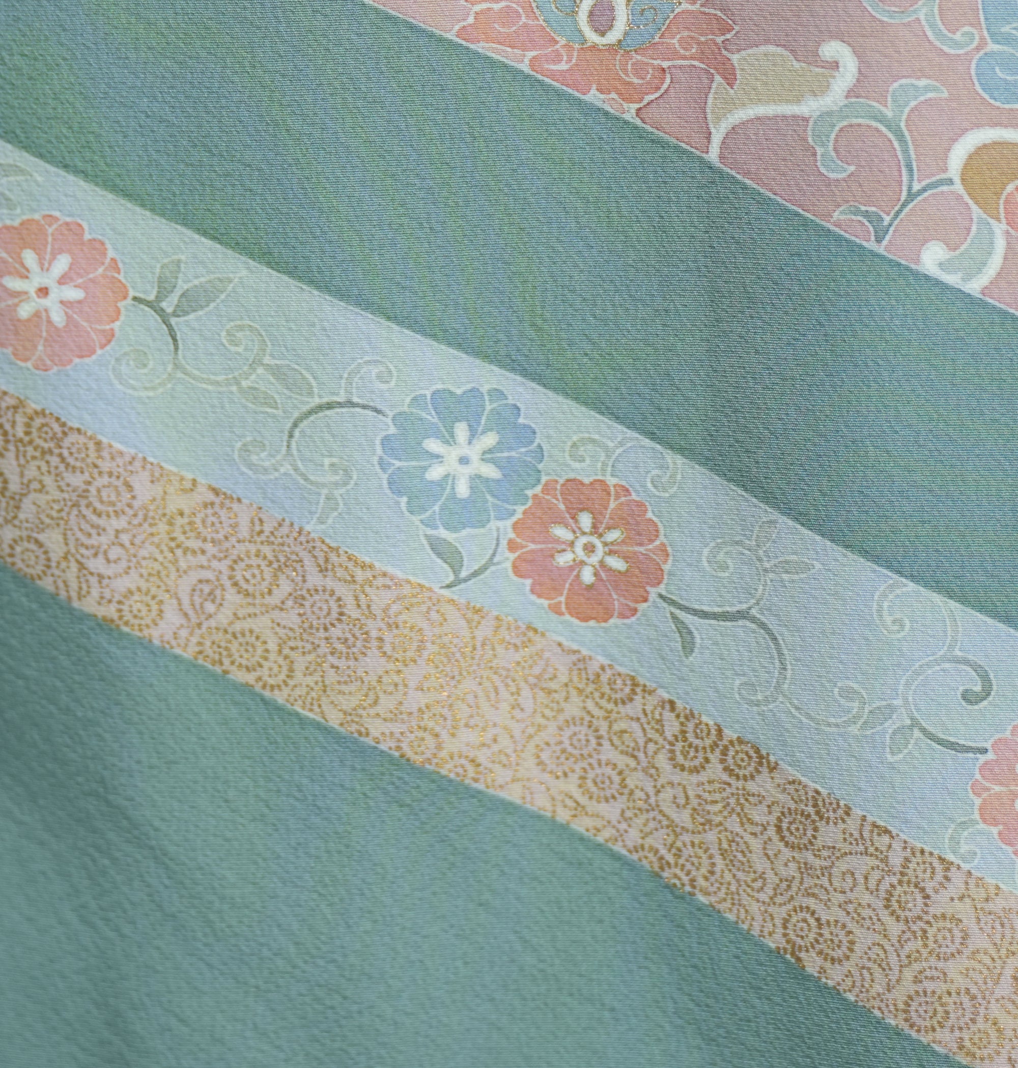 Bai Fabric: 0324_15 | Sage and Cloud Tail