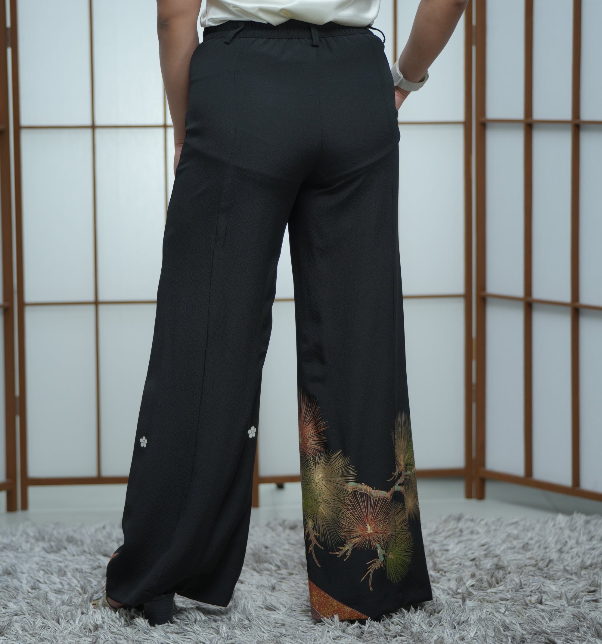 On-hand: Wide Leg Pants Black fantasy | LZ | WLP5525