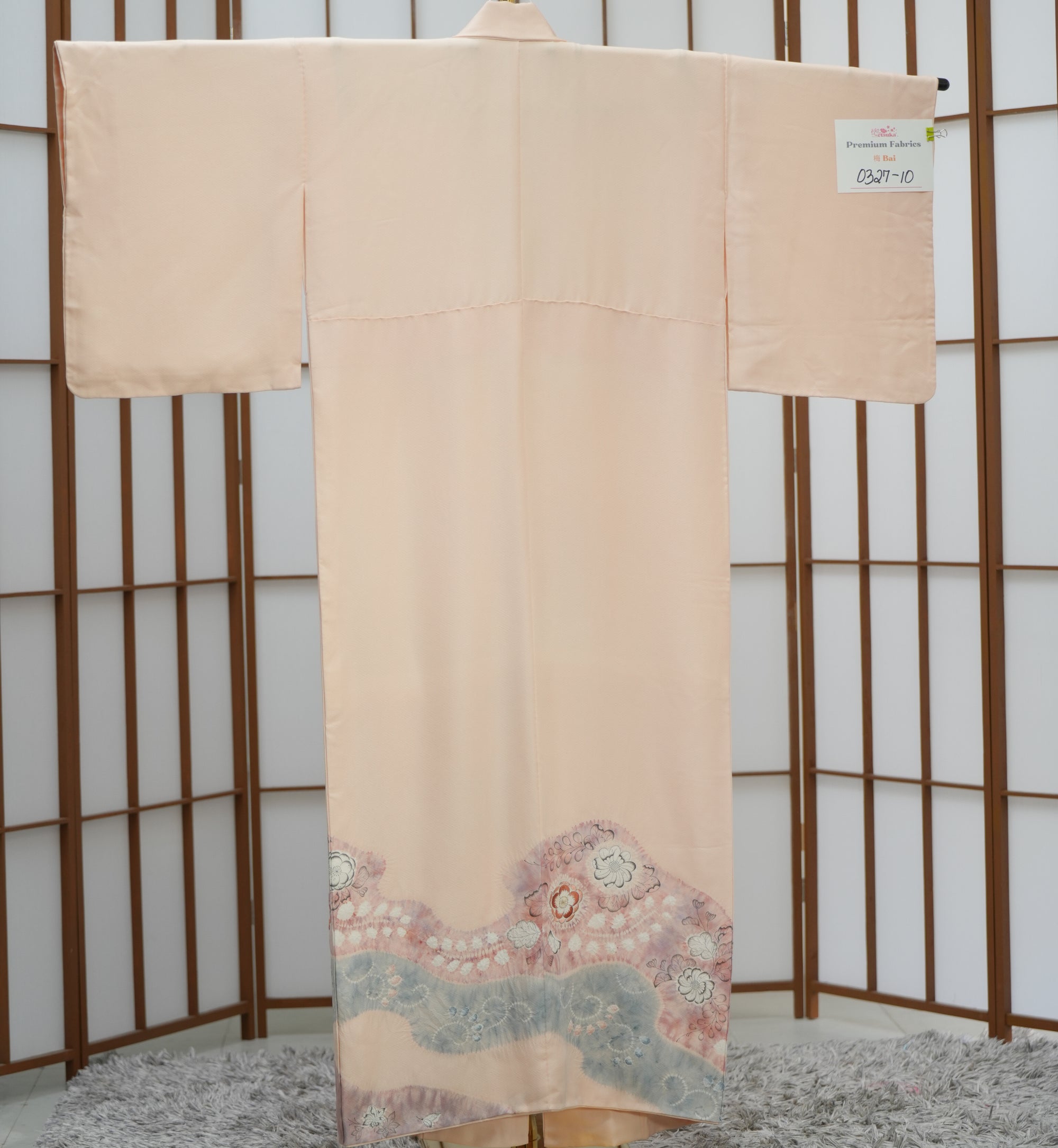 Bai Fabric: 0327-10 | Floral Blush (Shibori patterns!)