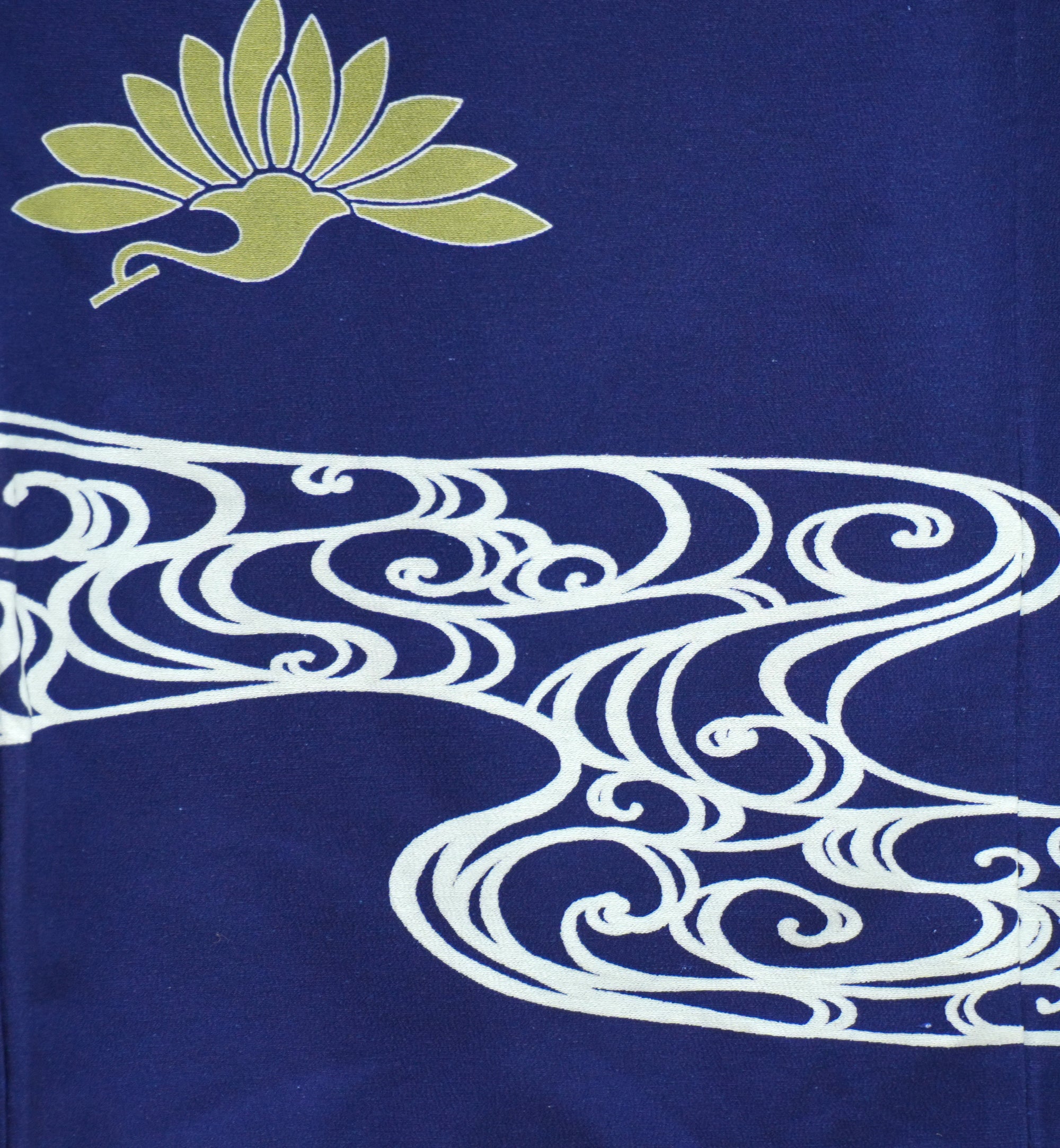 Bai Fabric: 0327-03 | Blue whirlpool