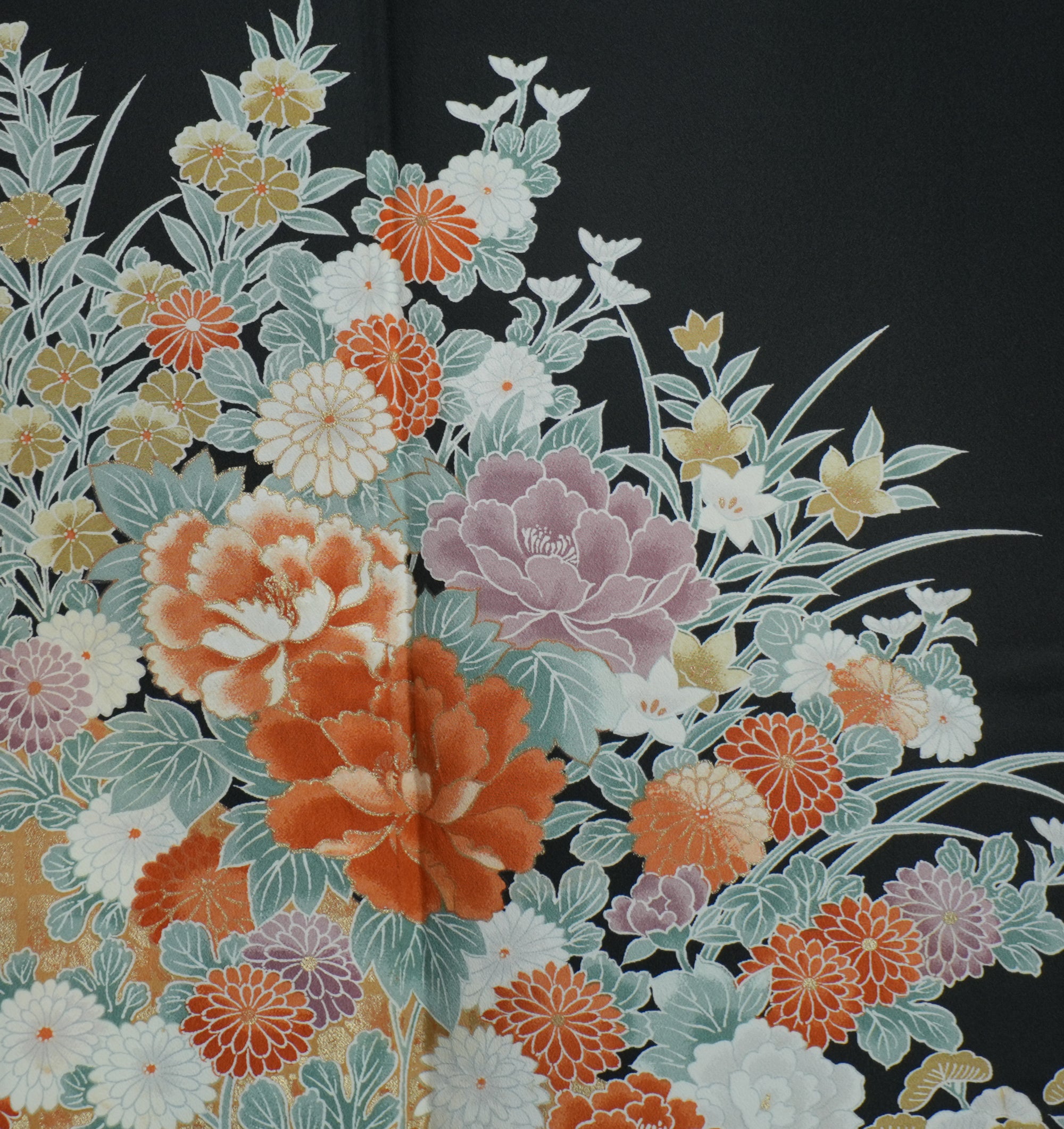 Bai Fabric: 0327-04 | Black ornate