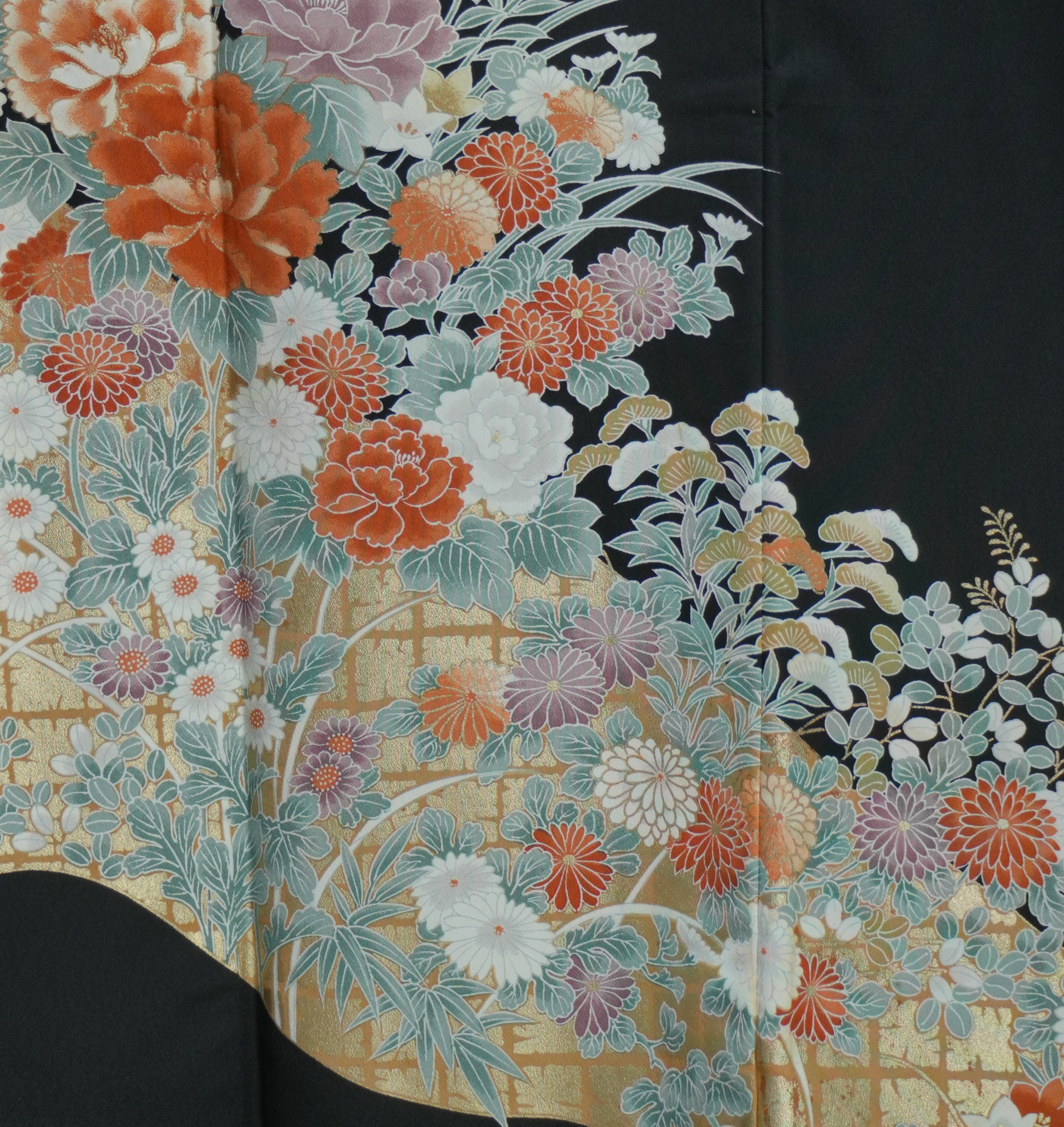 Bai Fabric: 0327-04 | Black ornate
