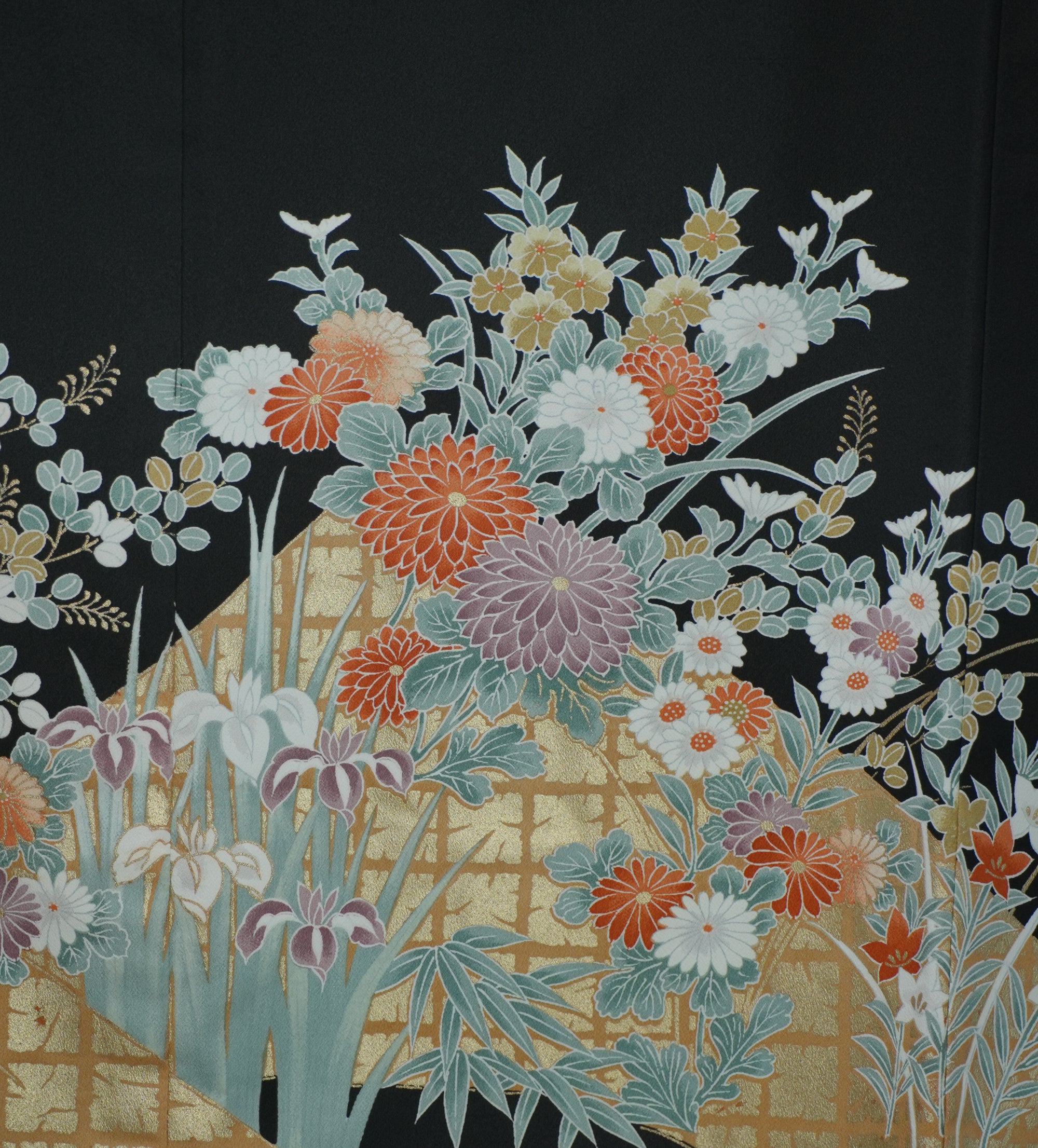 Bai Fabric: 0327-04 | Black ornate