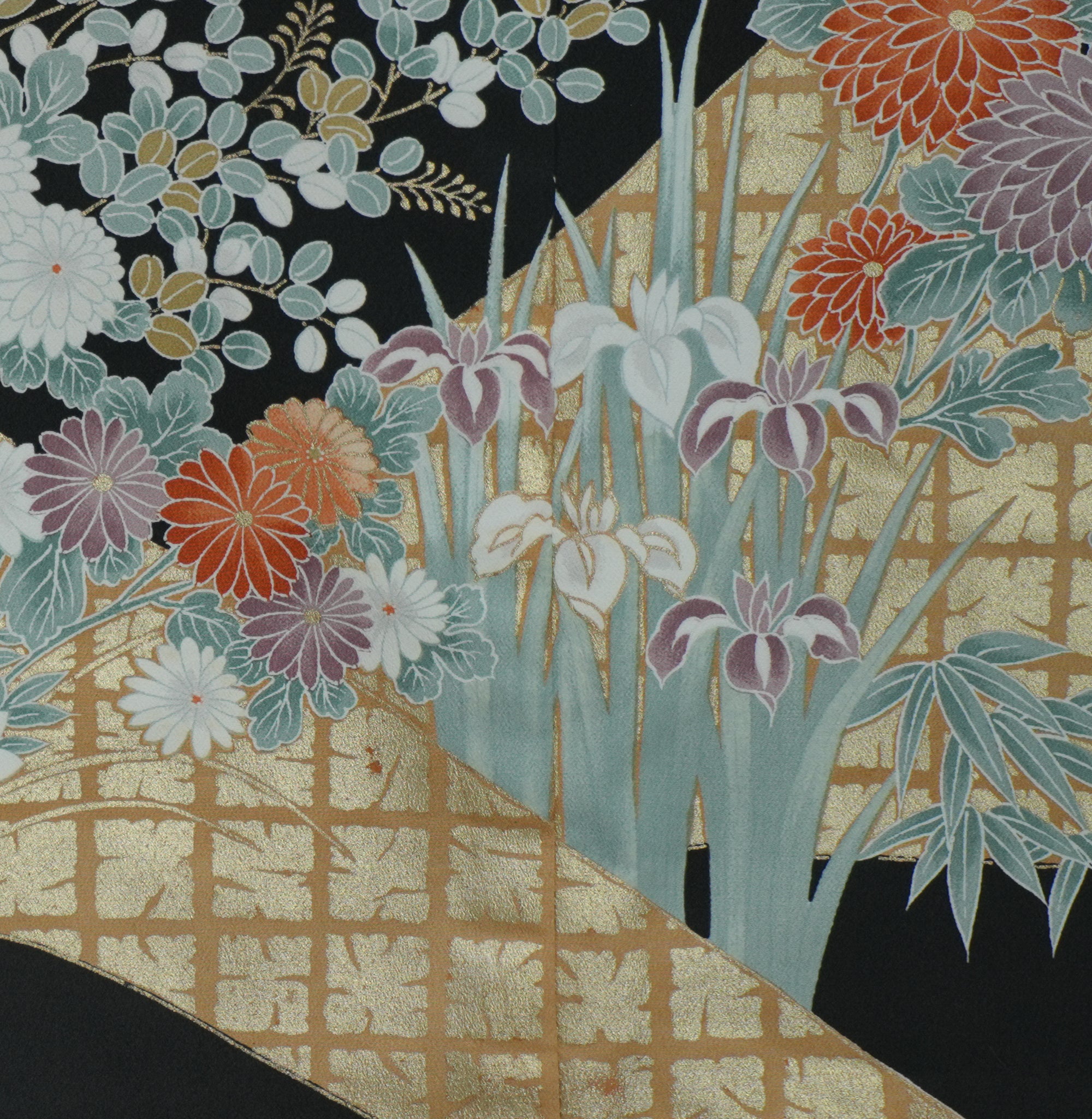 Bai Fabric: 0327-04 | Black ornate