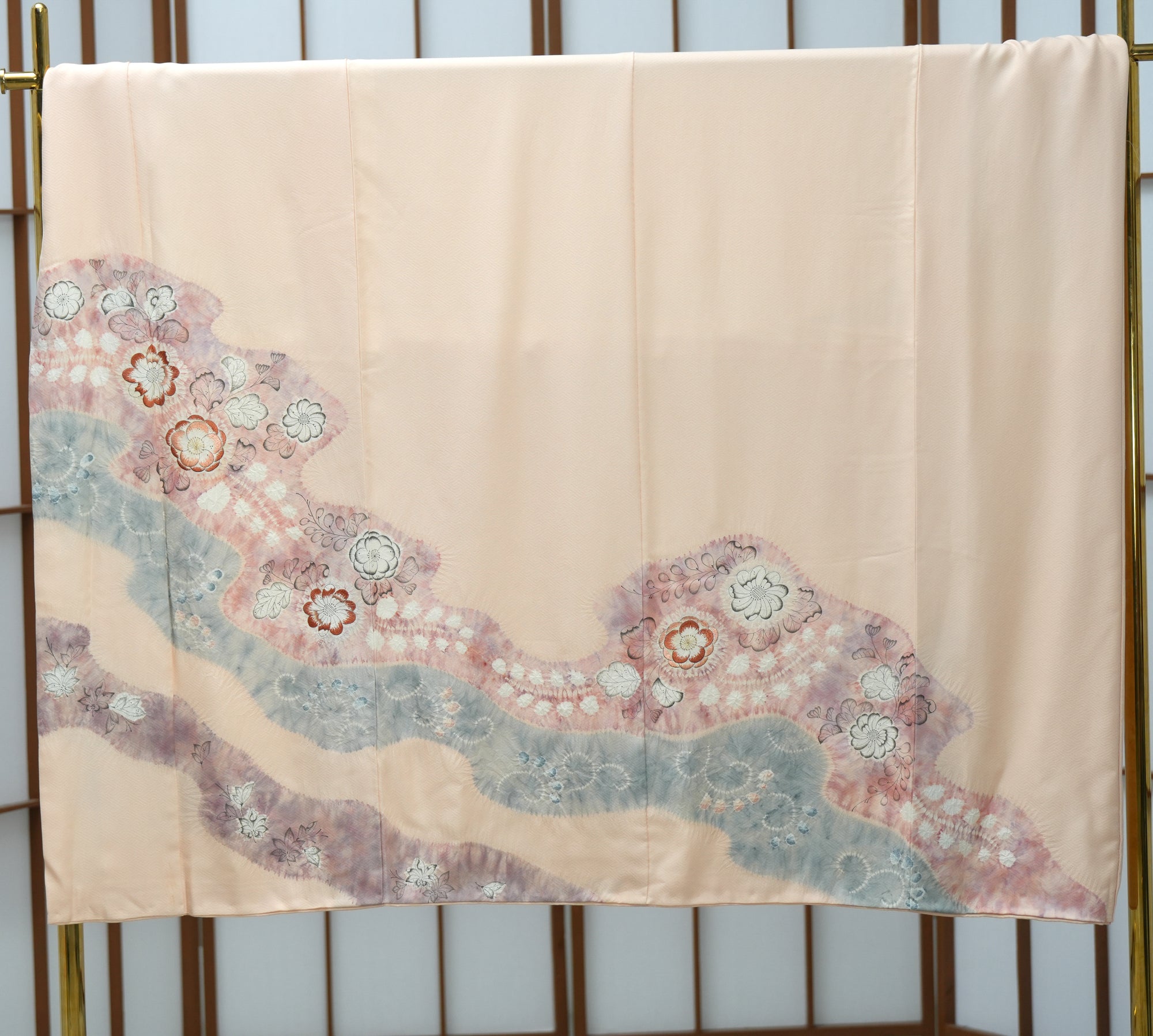 Bai Fabric: 0327-10 | Floral Blush (Shibori patterns!)