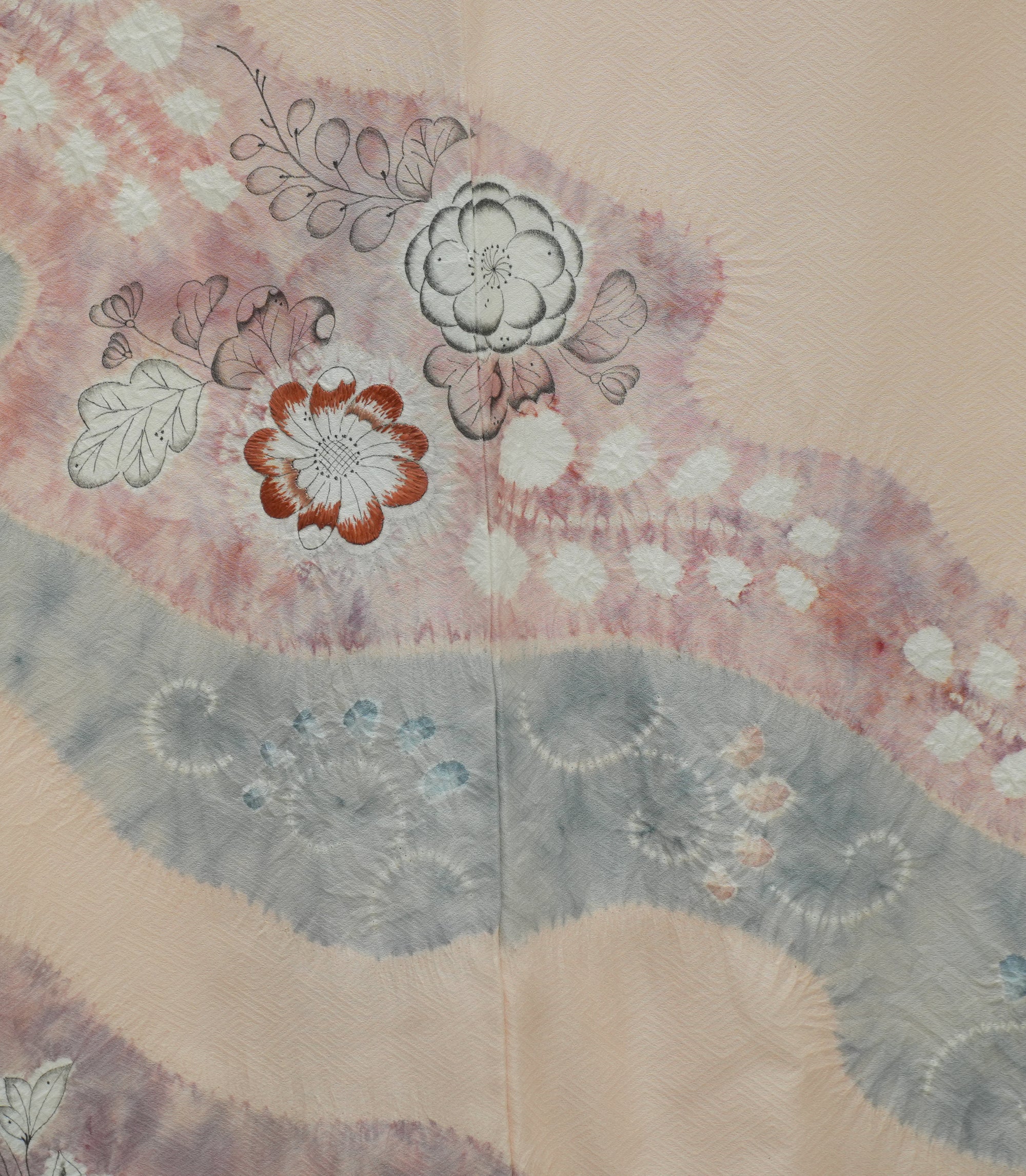Bai Fabric: 0327-10 | Floral Blush (Shibori patterns!)